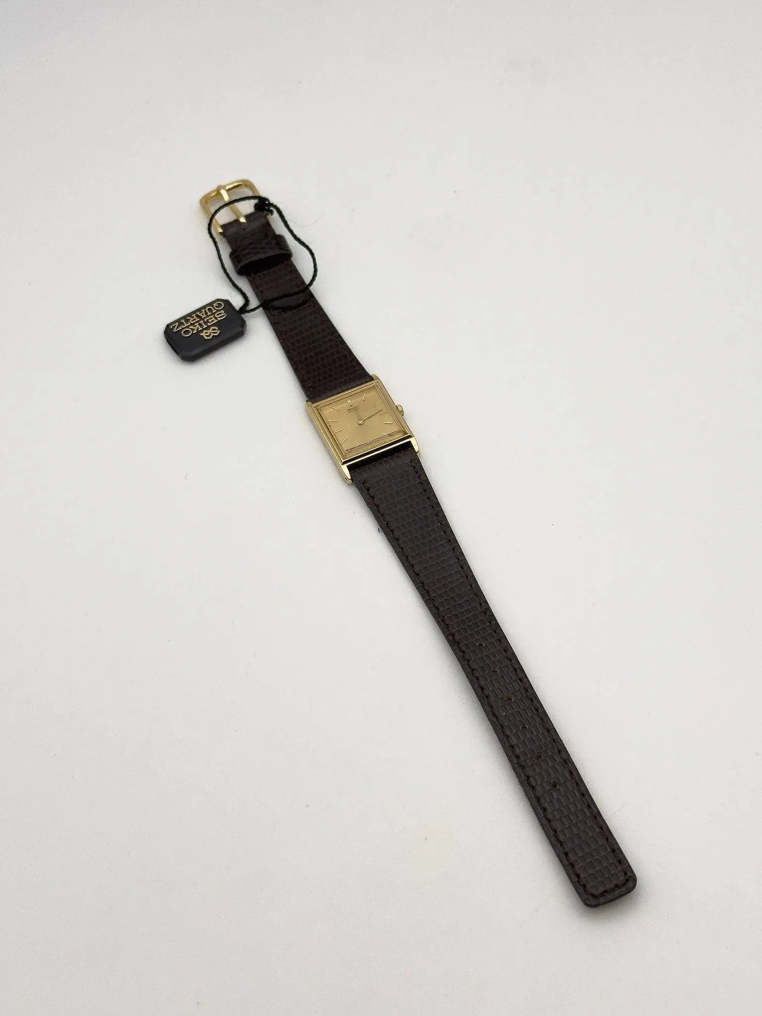 Seiko - Mini Tank NOS - 1984 - Atelier Victor Paris - Vintage Watch Shop Dubai