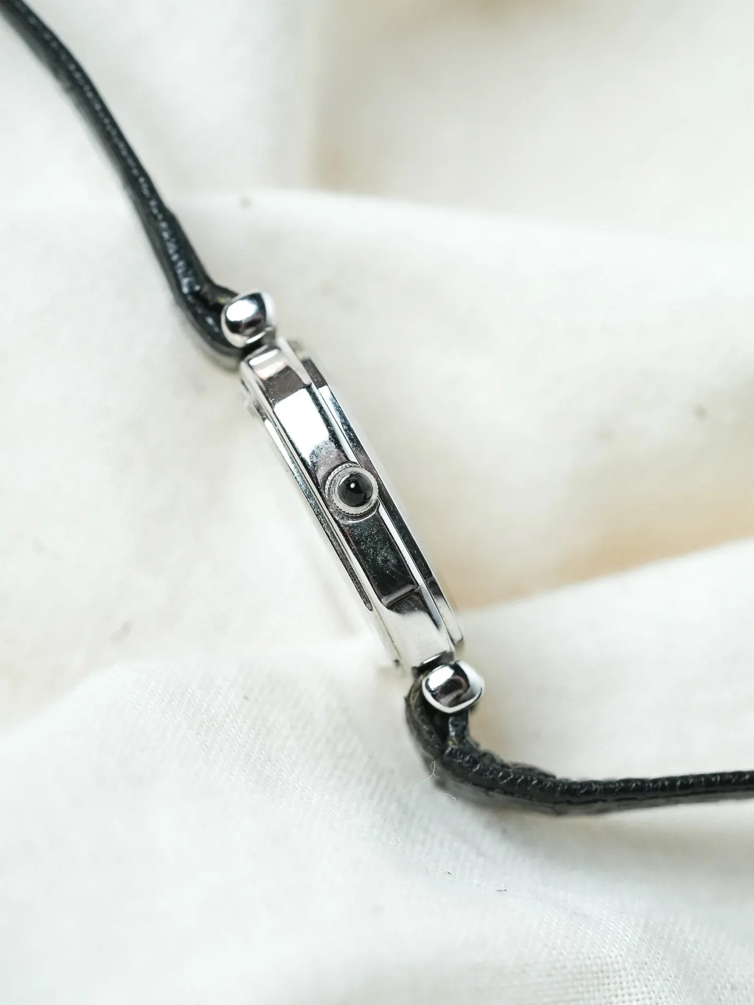 Seiko - Mini Tank Octogonale Acier Blanc Romain - NOS - 1984 - Atelier Victor