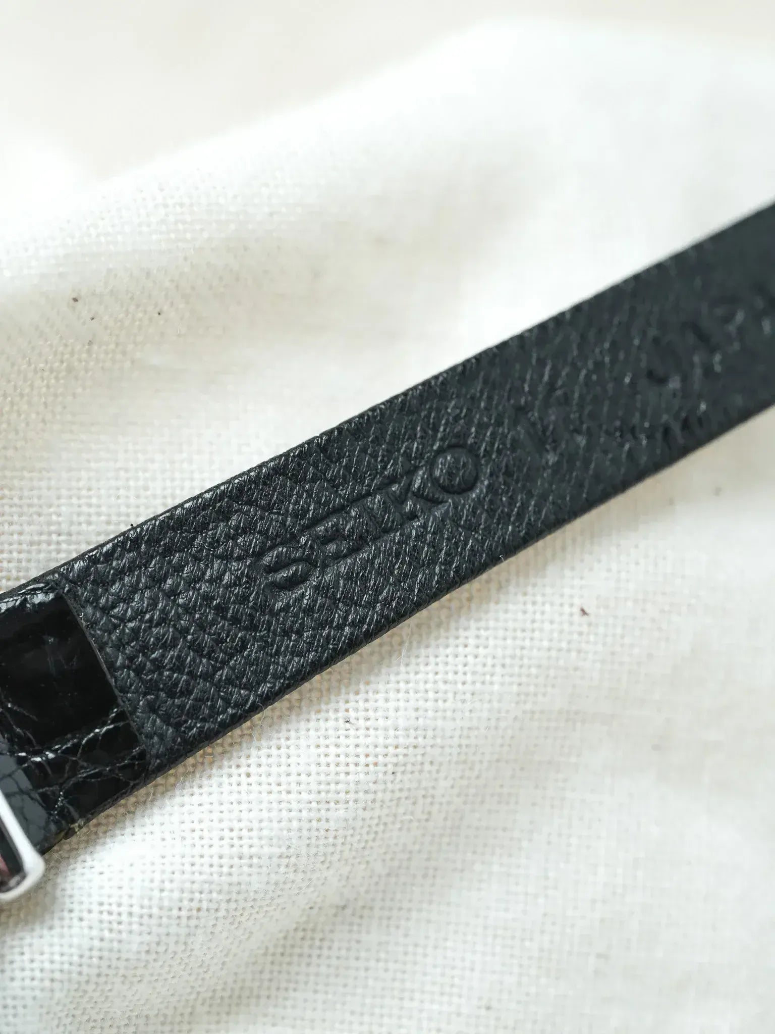 Seiko - Mini Tank Octogonale Acier Blanc Romain - NOS - 1984 - Atelier Victor