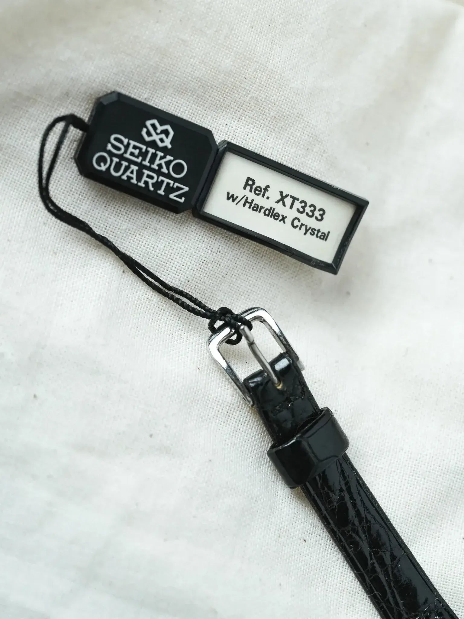 Seiko - Mini Tank Octogonale Acier Blanc Romain - NOS - 1984 - Atelier Victor