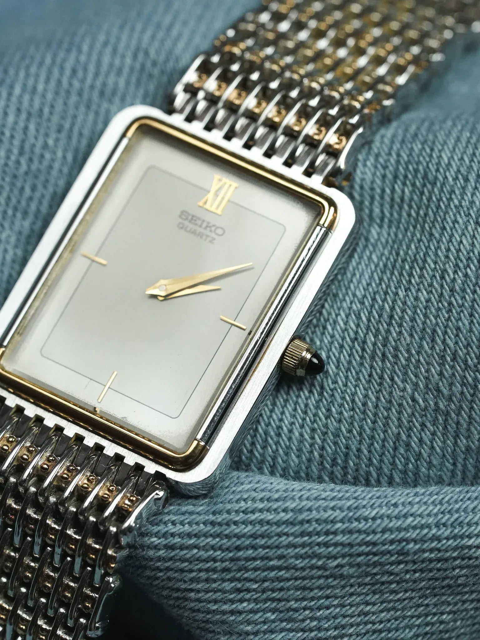 Seiko - Montre habillée Acier Or - 1994 - Atelier Victor - Vintage Shop