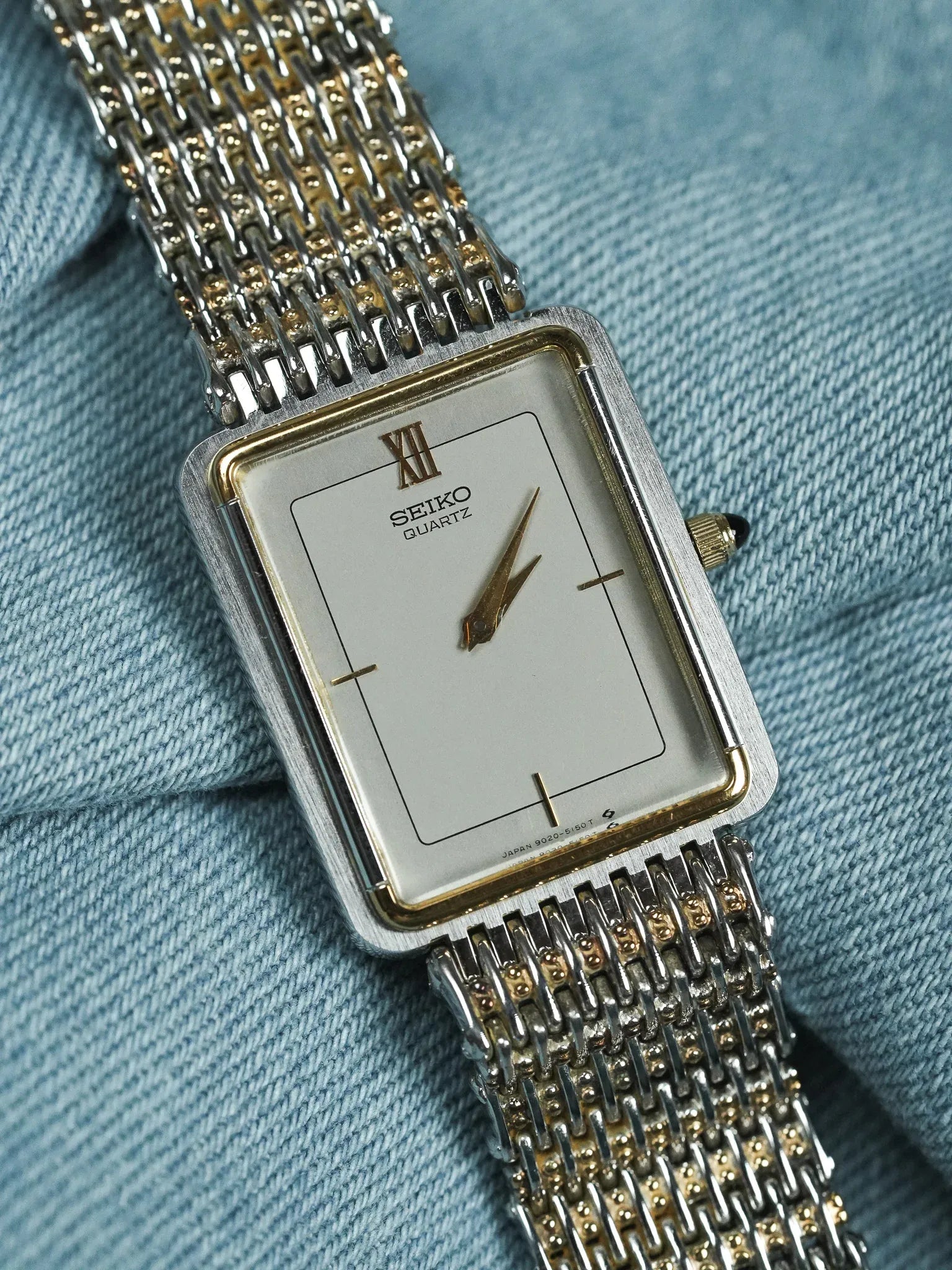 Seiko - Montre habillée Acier Or - 1994 - Atelier Victor - Vintage Shop