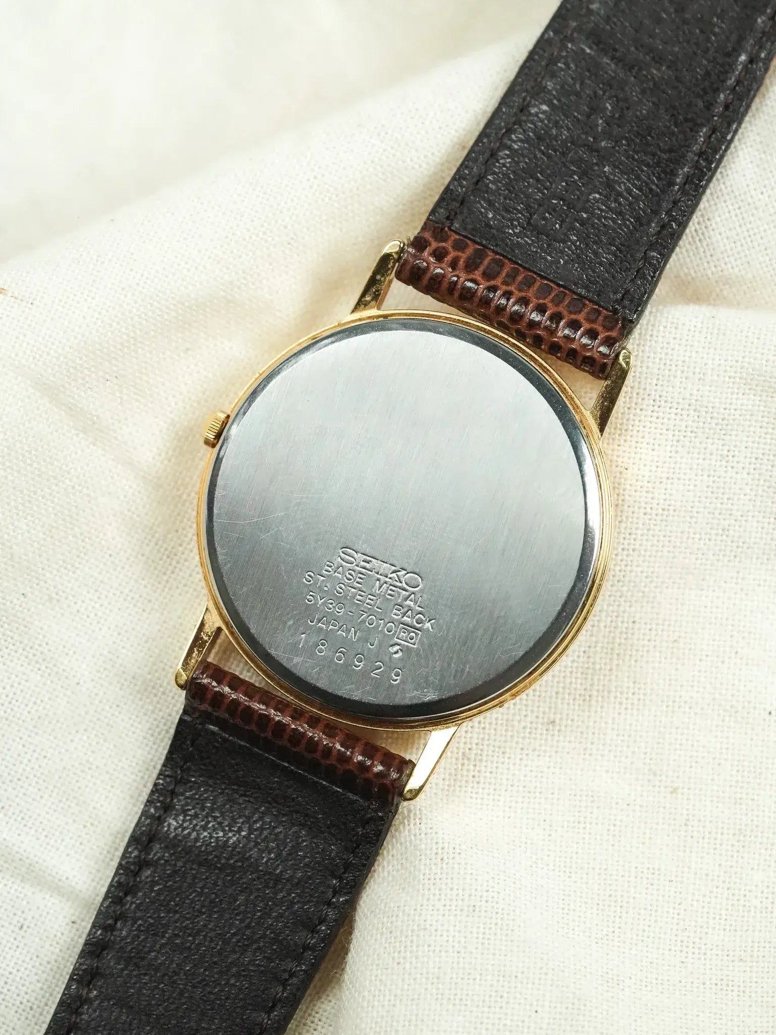 Seiko - Montre habillée Ronde Or Date - 1991 - Atelier Victor