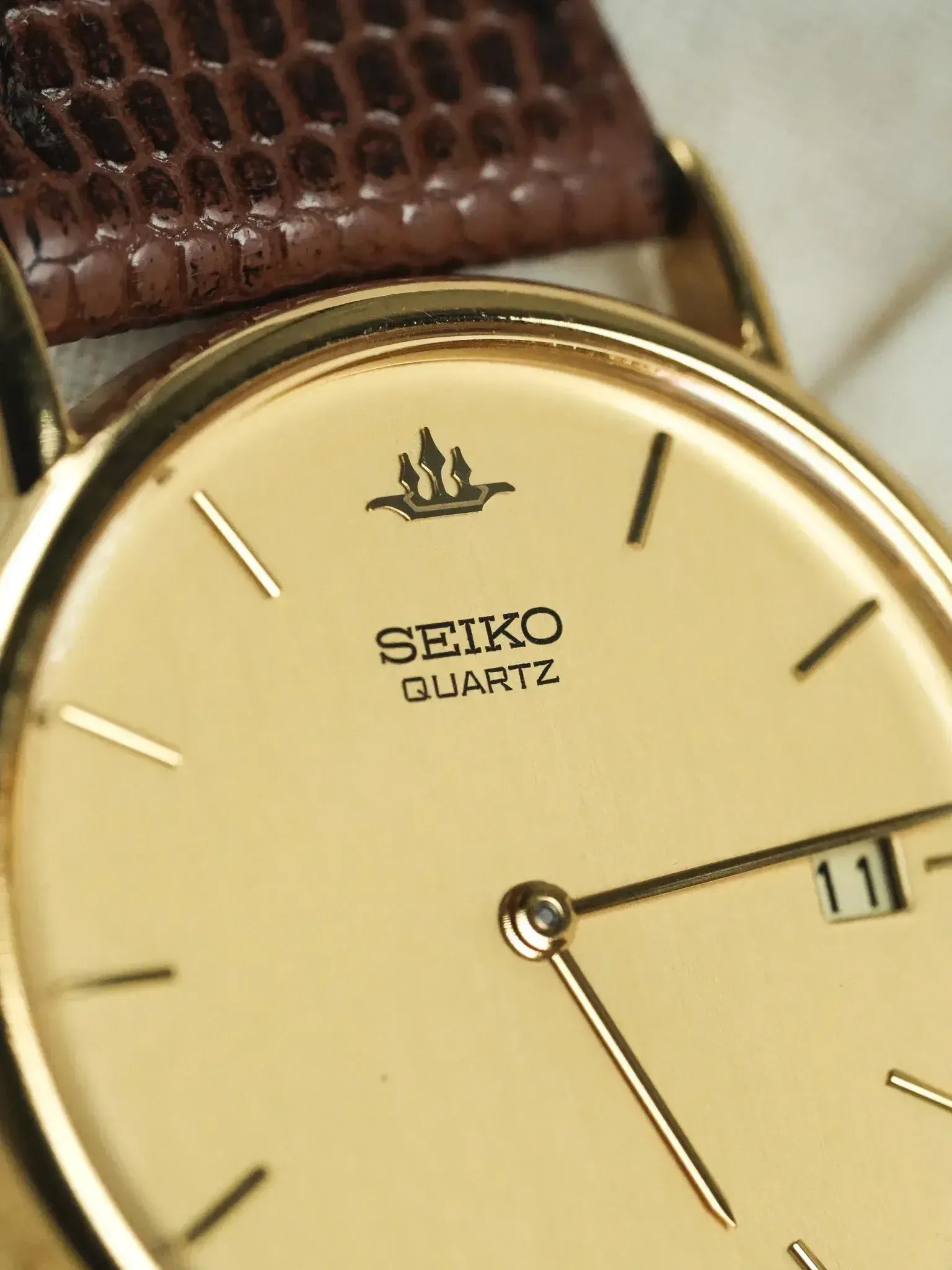 Seiko - Montre habillée Ronde Or Date - 1991 - Atelier Victor