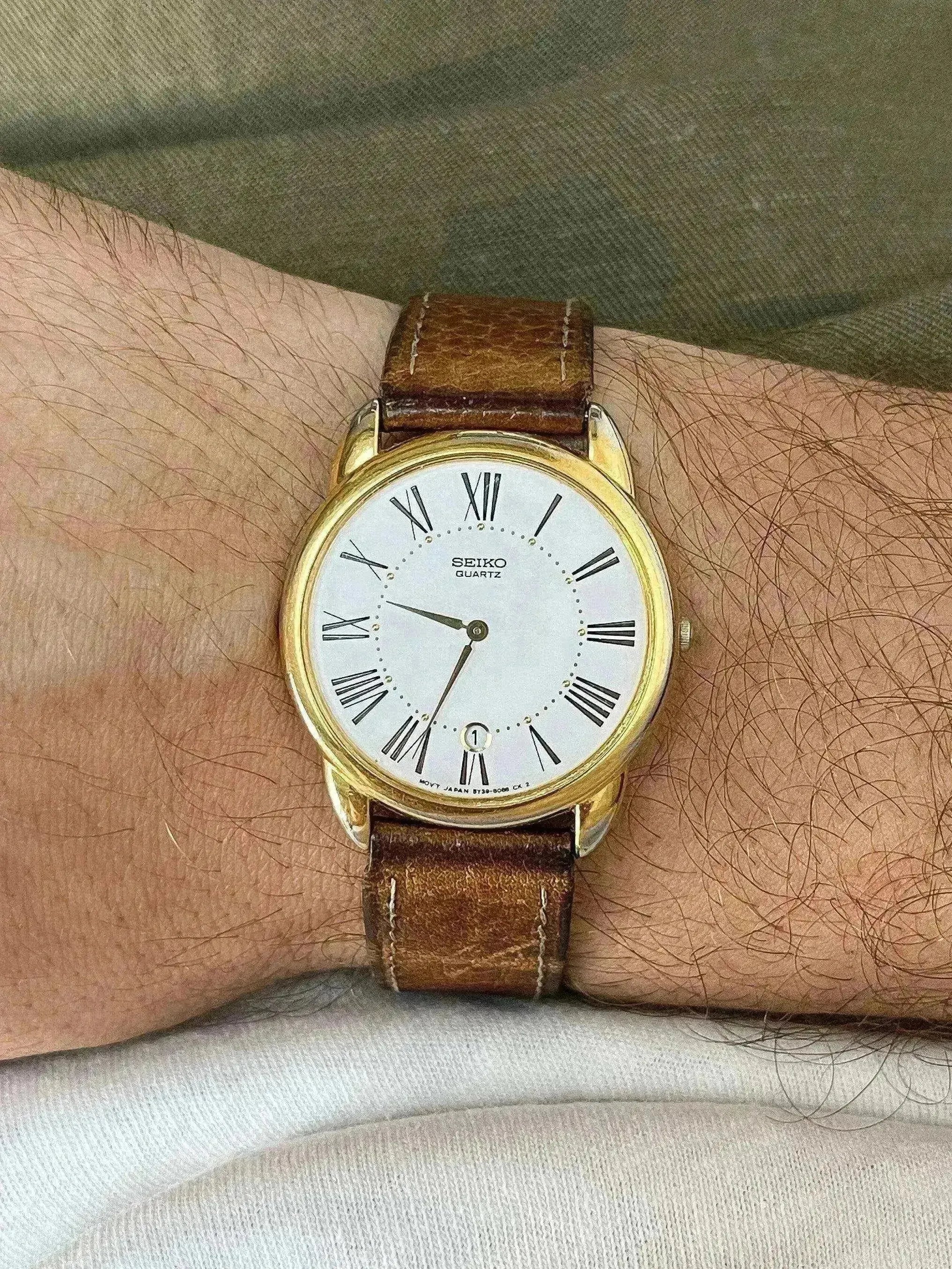 Seiko - Or Index Romain - 1990 - Atelier Victor