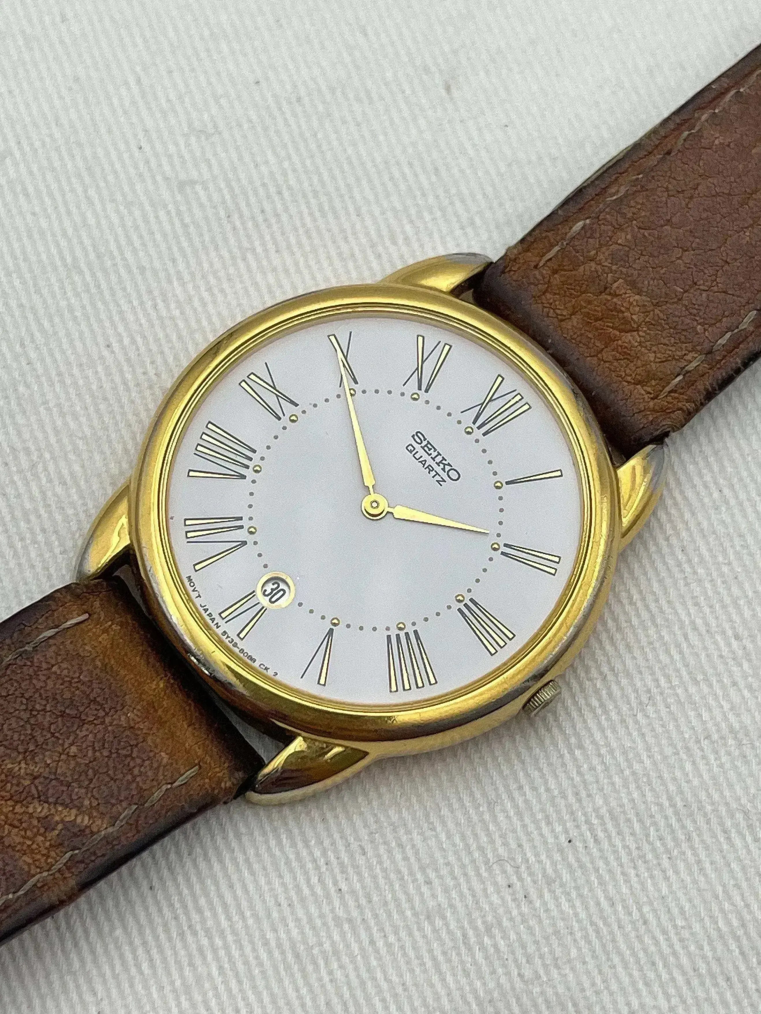 Seiko - Or Index Romain - 1990 - Atelier Victor