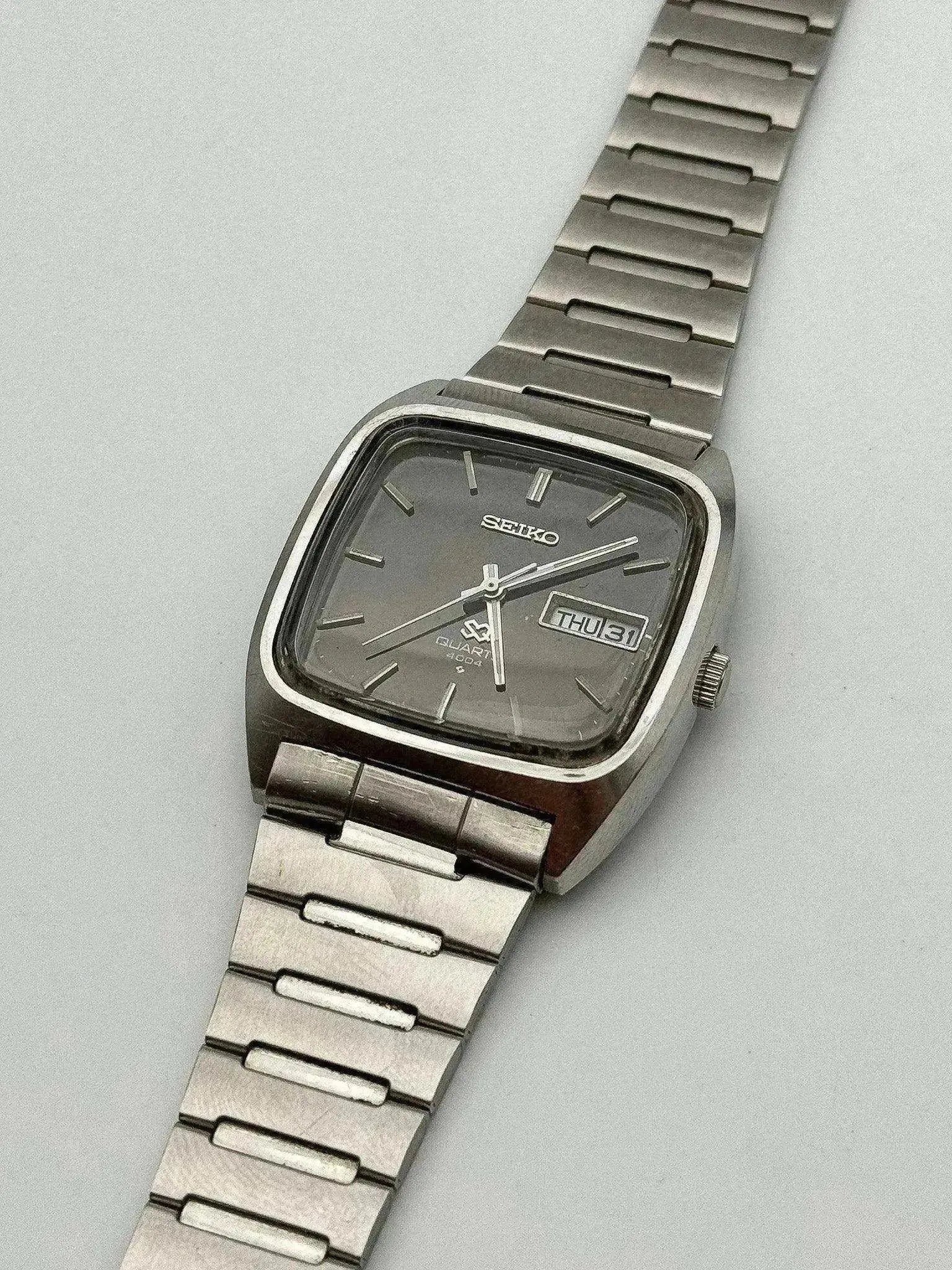 Seiko - Oversize Cadran TV noir - 1976 - Atelier Victor
