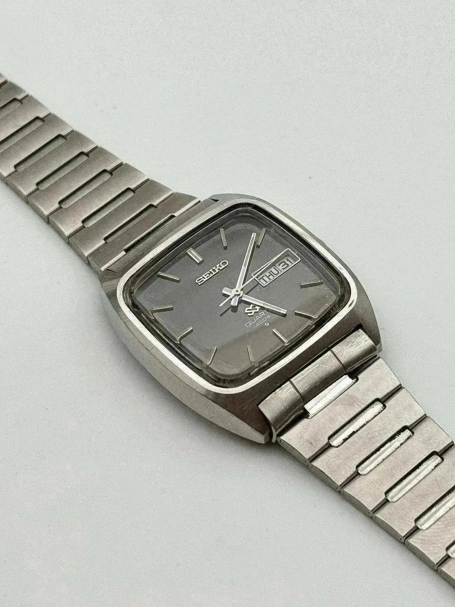 Seiko - Oversize Cadran TV noir - 1976 - Atelier Victor