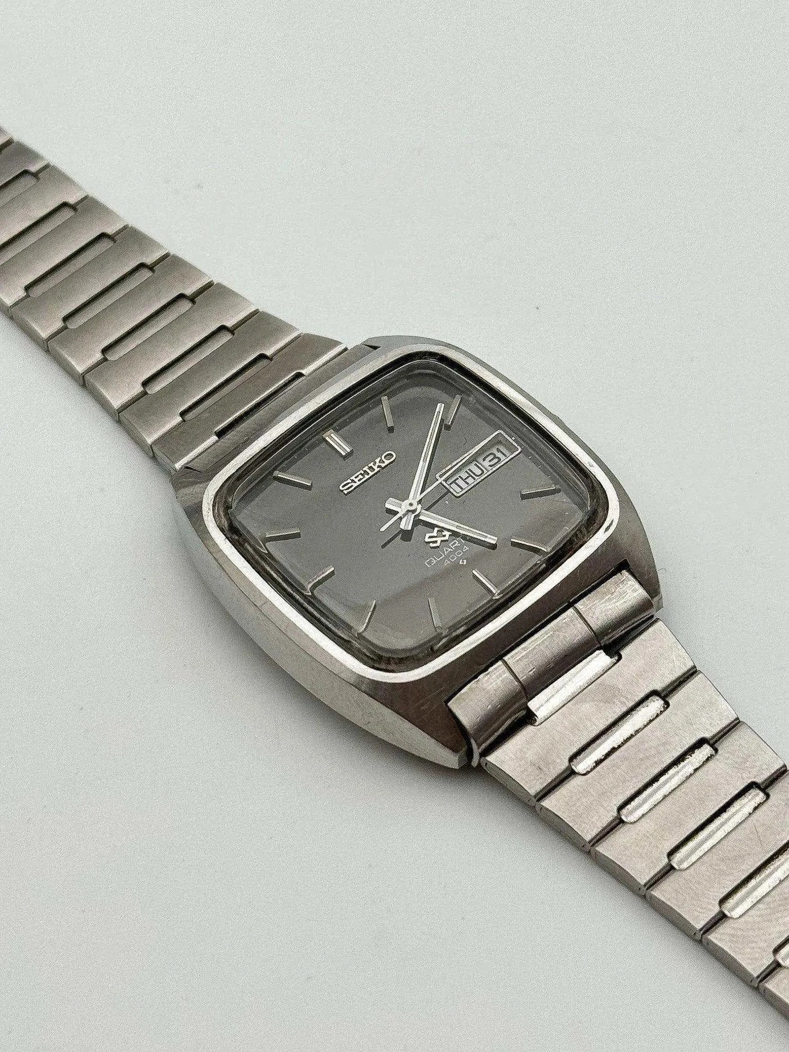 Seiko - Oversize Cadran TV noir - 1976 - Atelier Victor - Vintage Shop