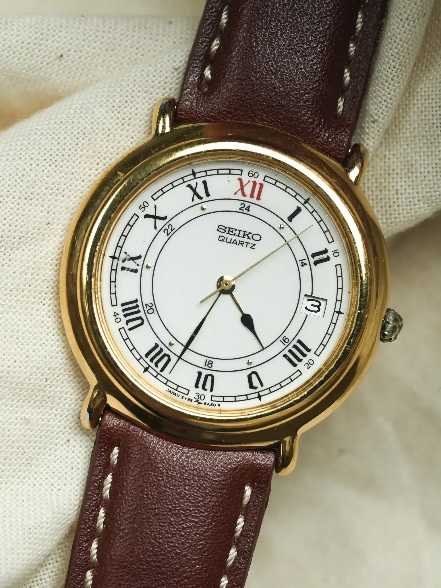 Seiko - Plaqué or Romain 24h - 1989 - Atelier Victor