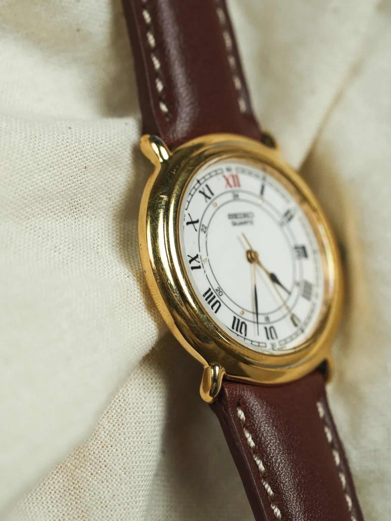 Seiko - Plaqué or Romain 24h - 1989 - Atelier Victor - Vintage Shop