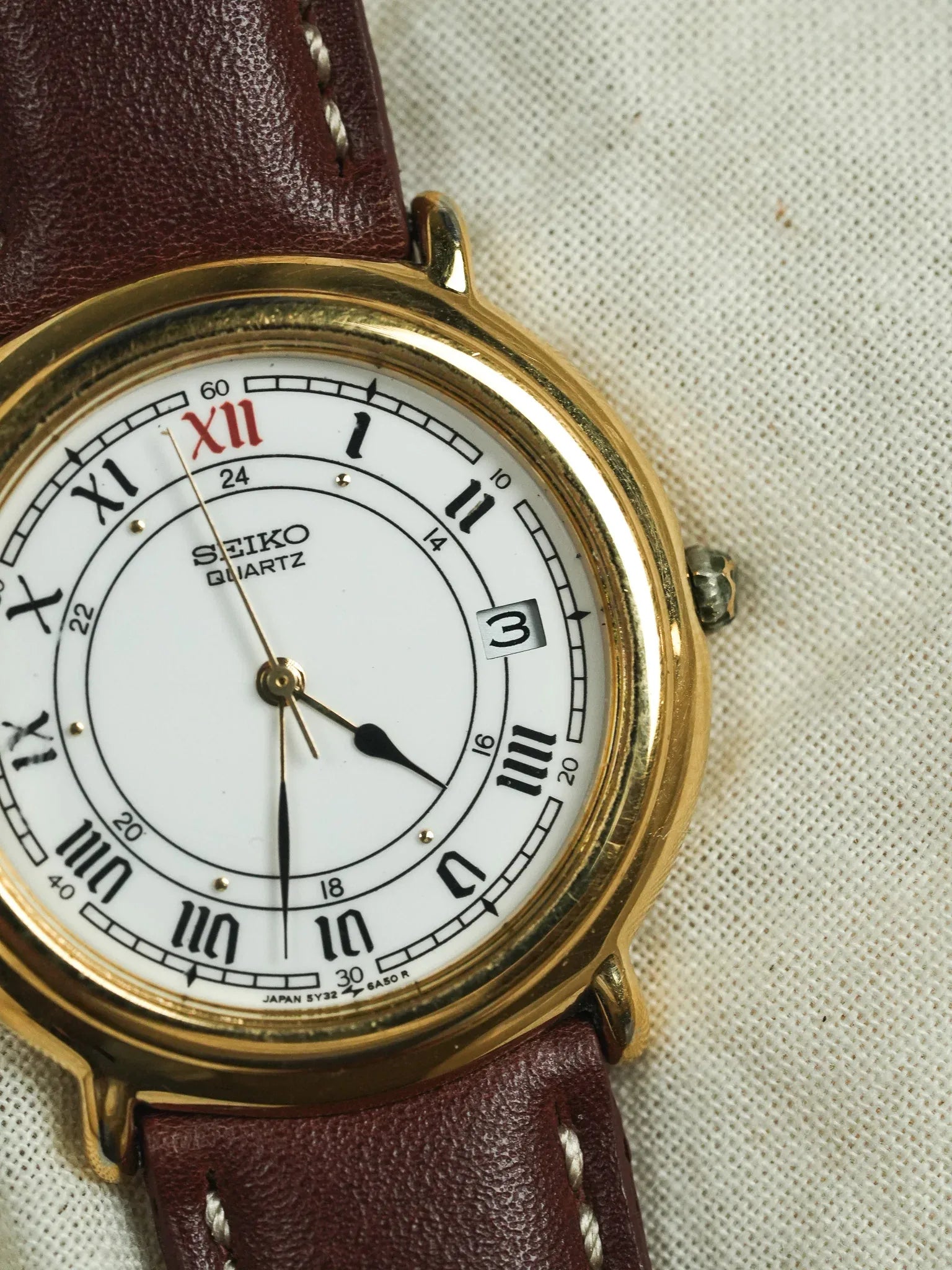 Seiko - Plaqué or Romain 24h - 1989 - Atelier Victor - Vintage Shop