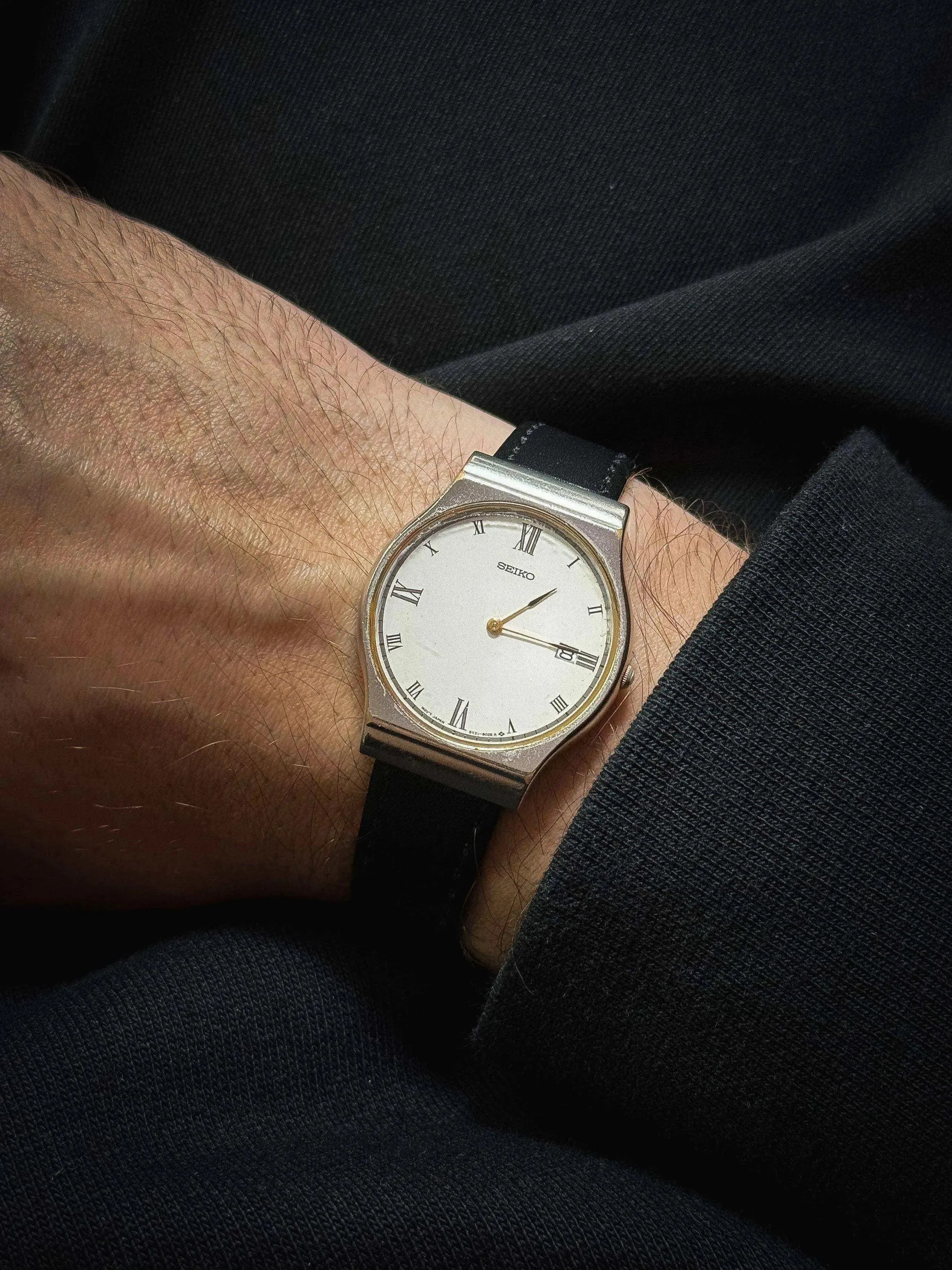 Seiko - Roman Index Date - 1990 - Atelier Victor - Vintage Shop