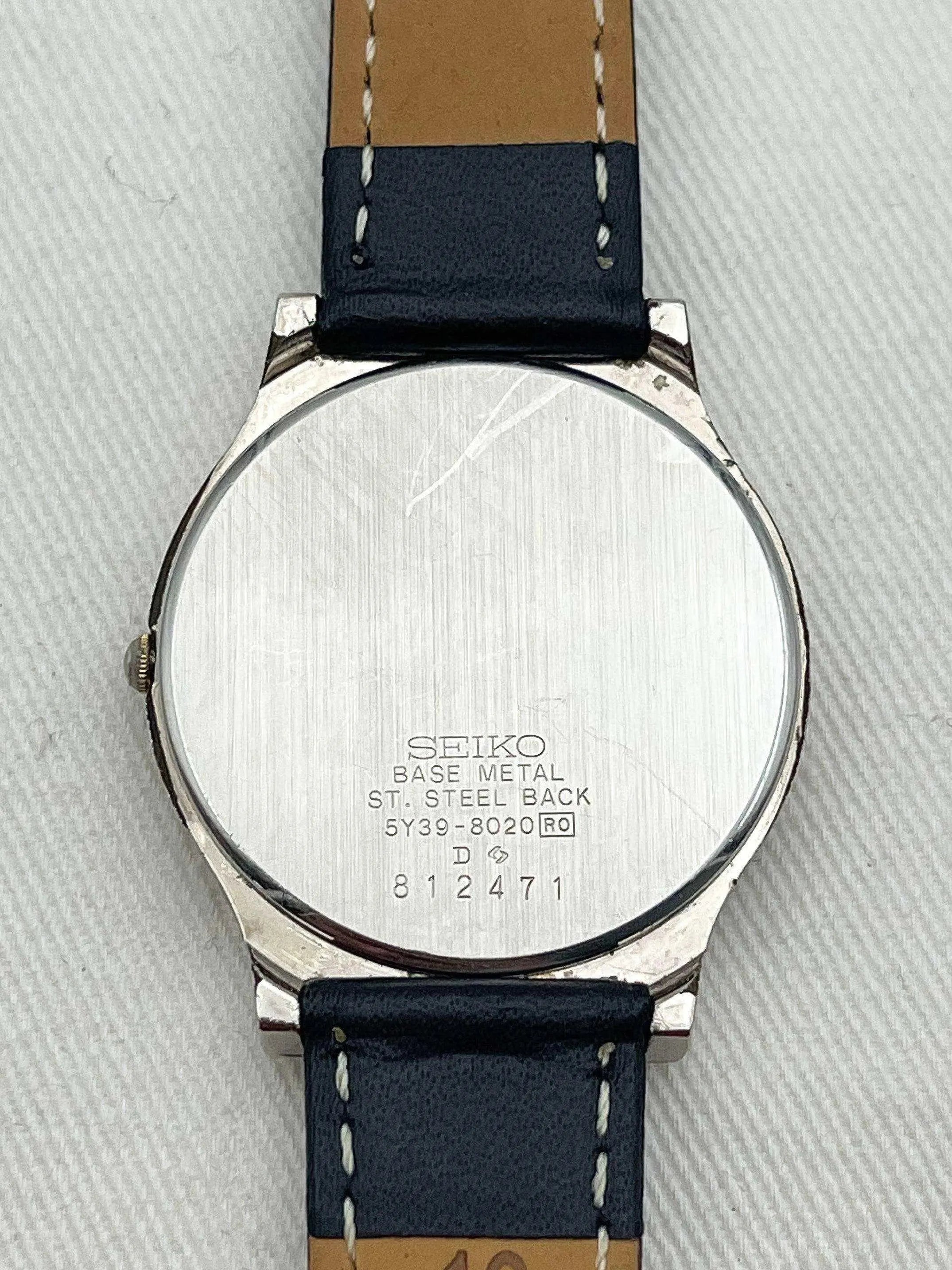 Seiko - Roman Index Date - 1990 - Atelier Victor - Vintage Shop