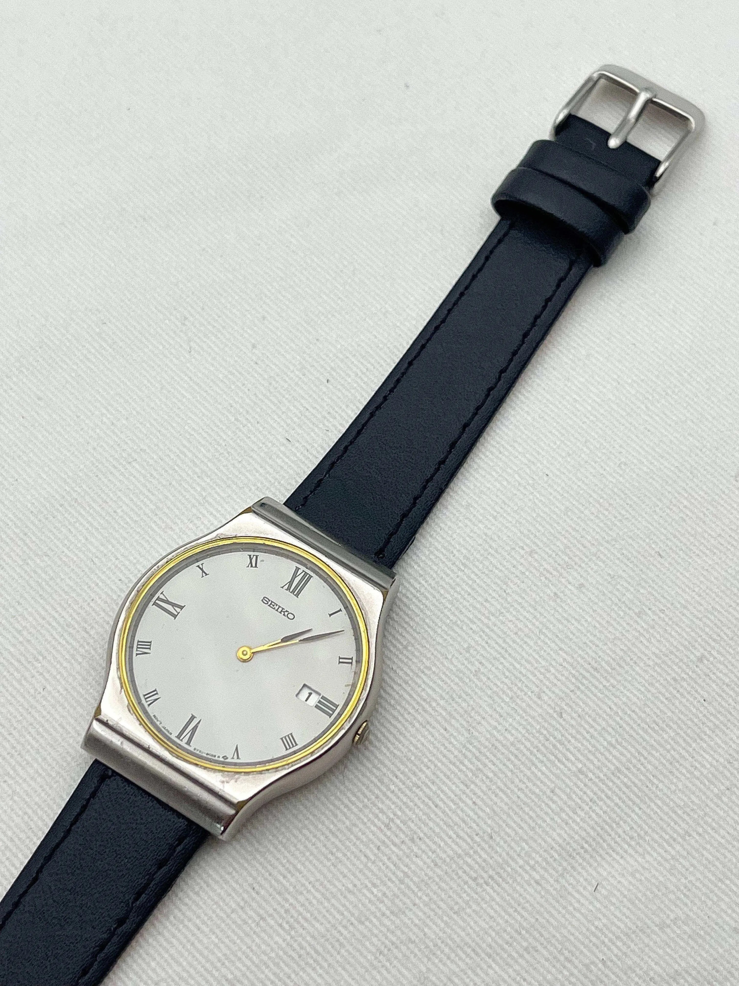 Seiko - Roman Index Date - 1990 - Atelier Victor - Vintage Shop