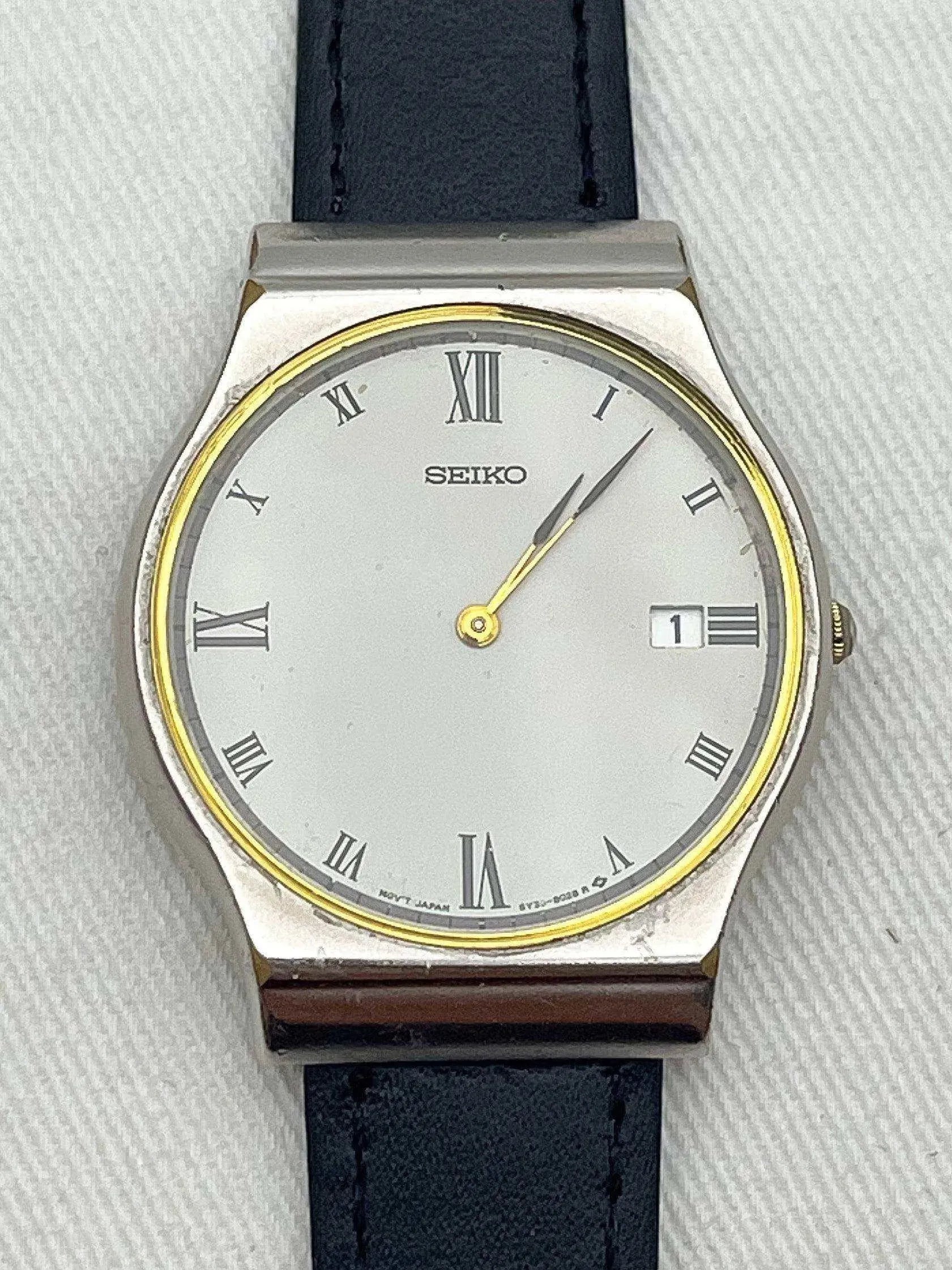 Seiko - Roman Index Date - 1990 - Atelier Victor - Vintage Shop