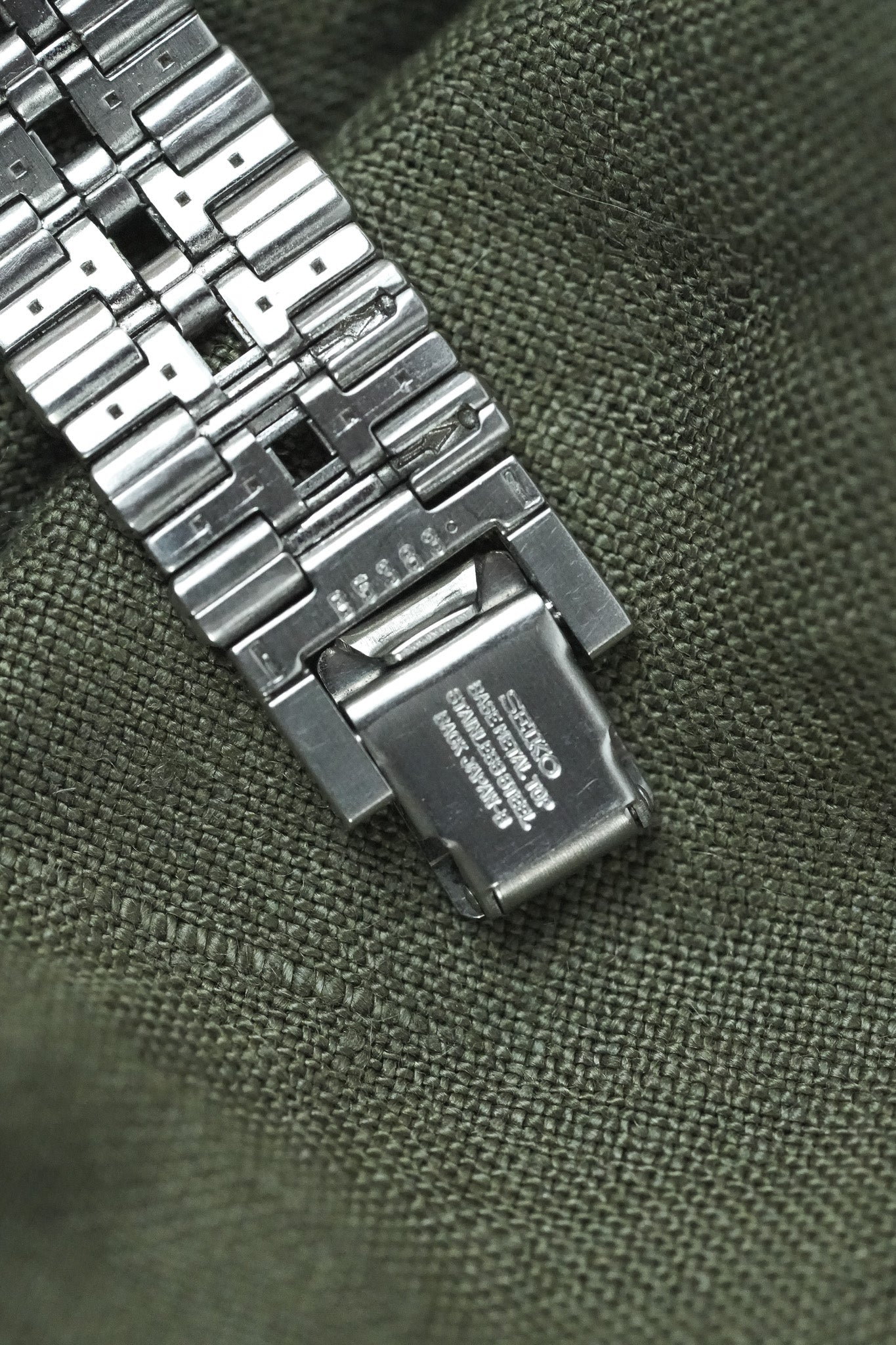 Seiko - Ronde Maille Perforée Acier Or - 1986 - Atelier Victor - Vintage Shop