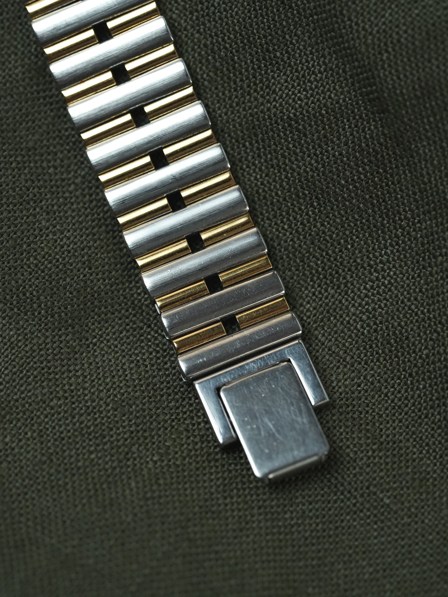 Seiko - Ronde Maille Perforée Acier Or - 1986 - Atelier Victor - Vintage Shop