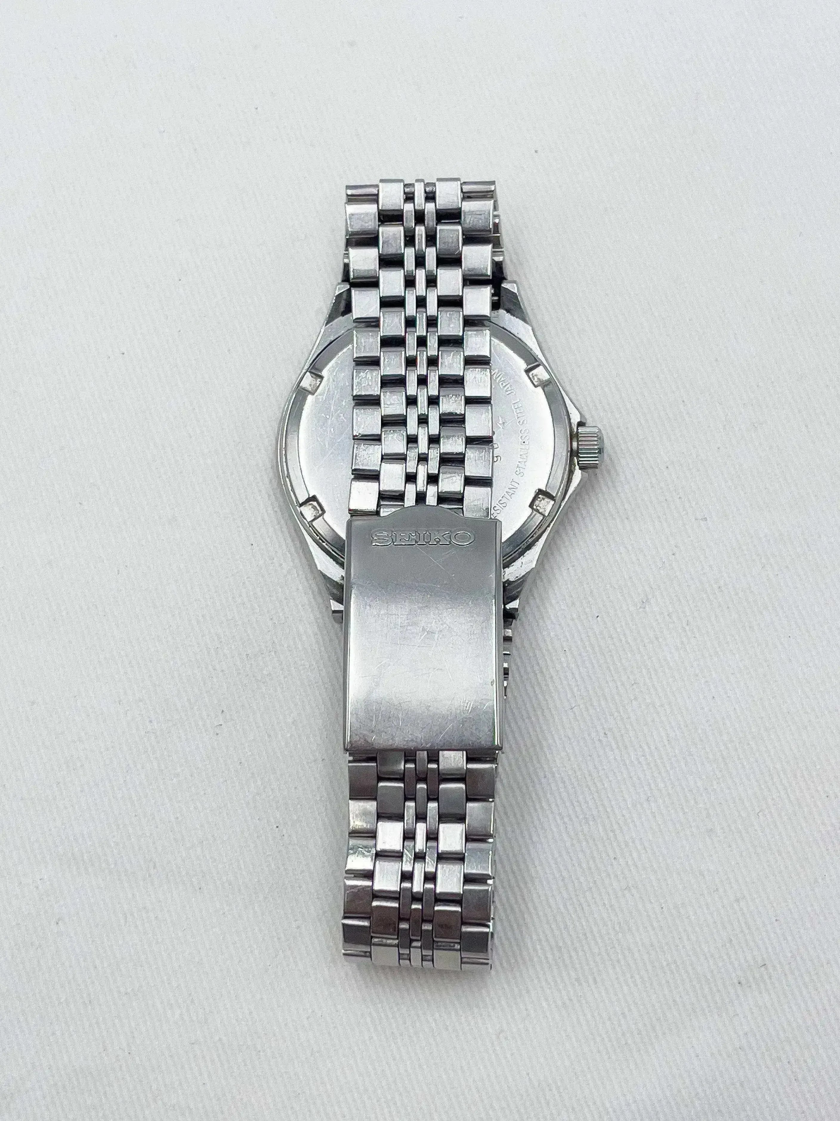 Seiko - Silverwave Acier cadran noir - 1979 - Atelier Victor