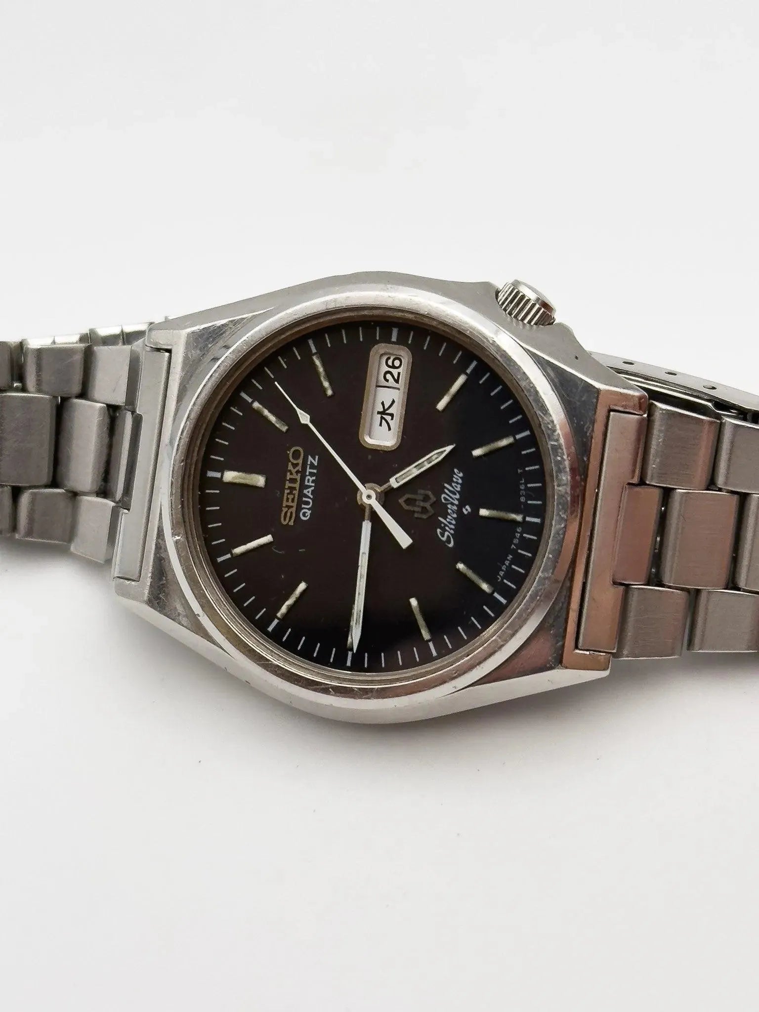 Seiko - Silverwave Black Daydate - Box - 1979 - Atelier Victor - Vintage Shop