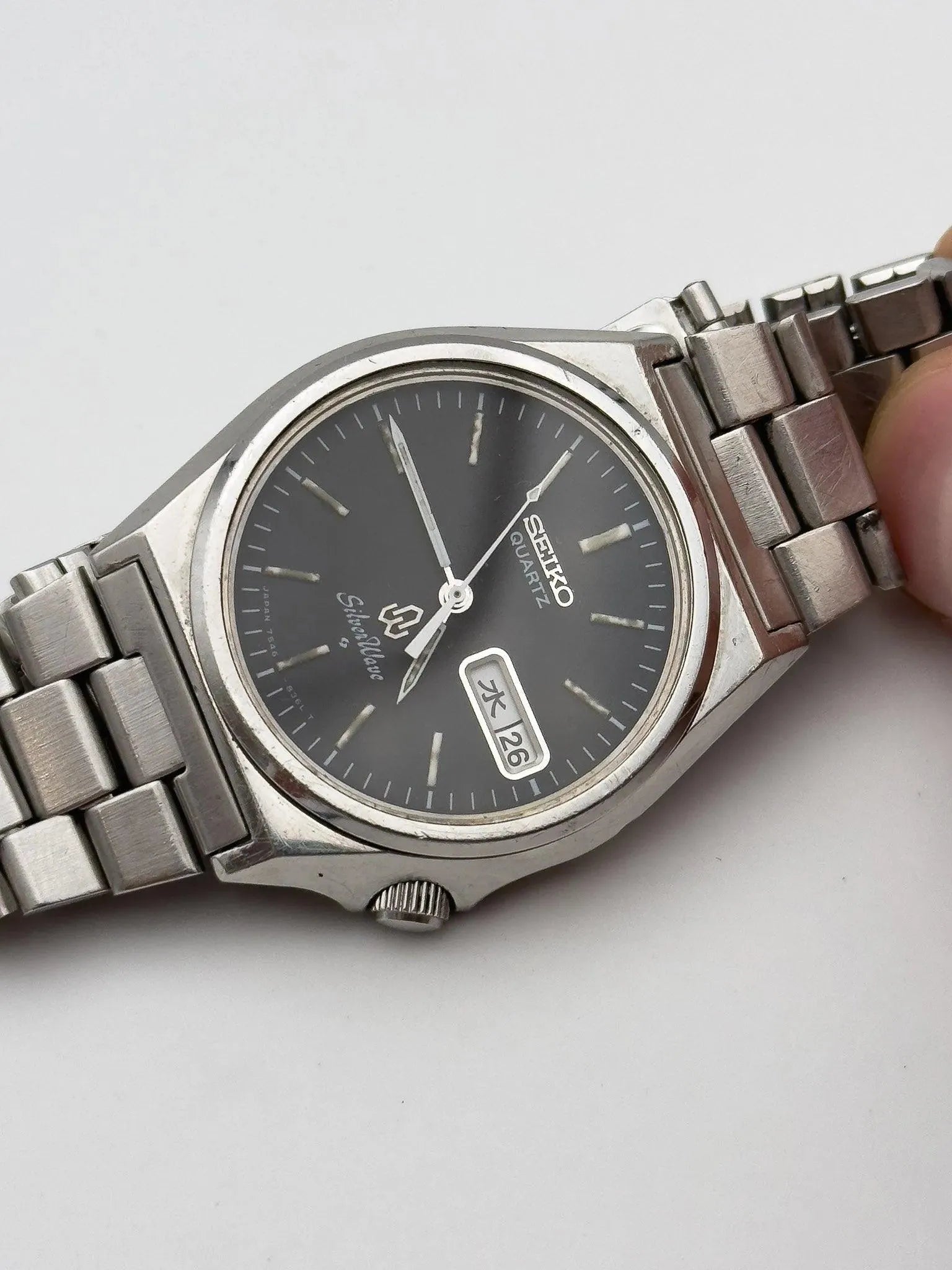 Seiko - Silverwave Black Daydate - Box - 1979 - Atelier Victor - Vintage Shop