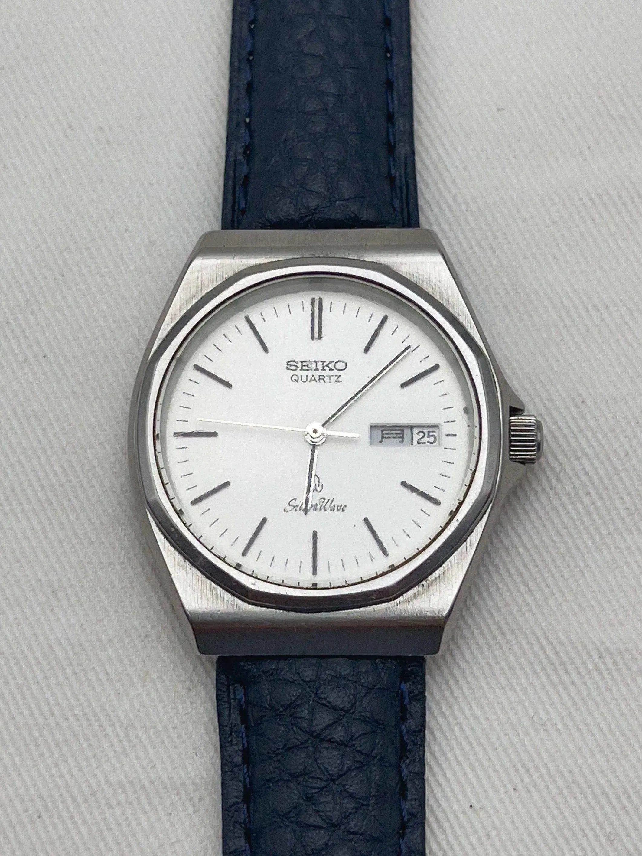 Seiko - Silverwave Kanji Daydate Blanc - 1982 - Atelier Victor