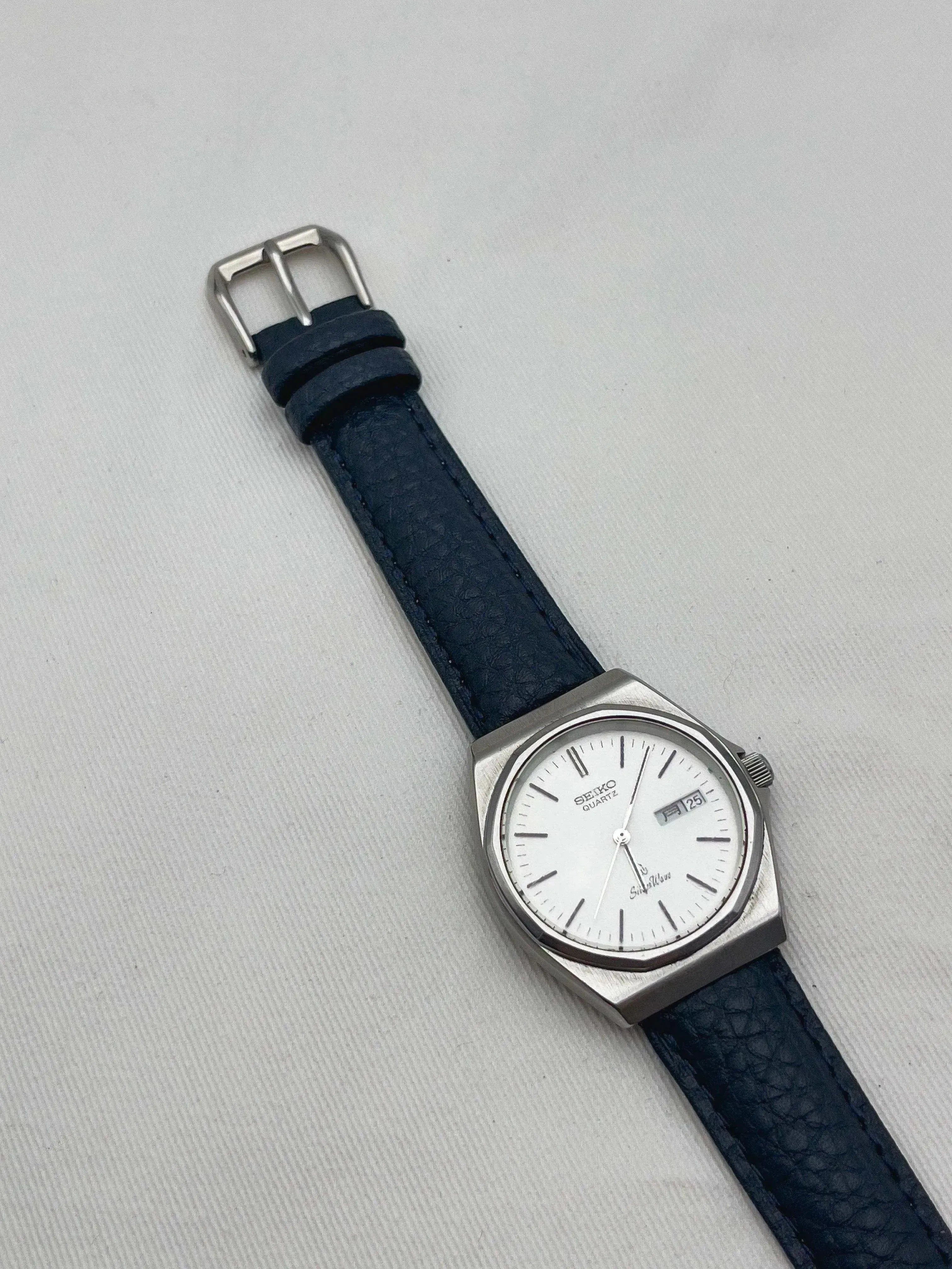 Seiko - Silverwave Kanji Daydate Blanc - 1982 - Atelier Victor