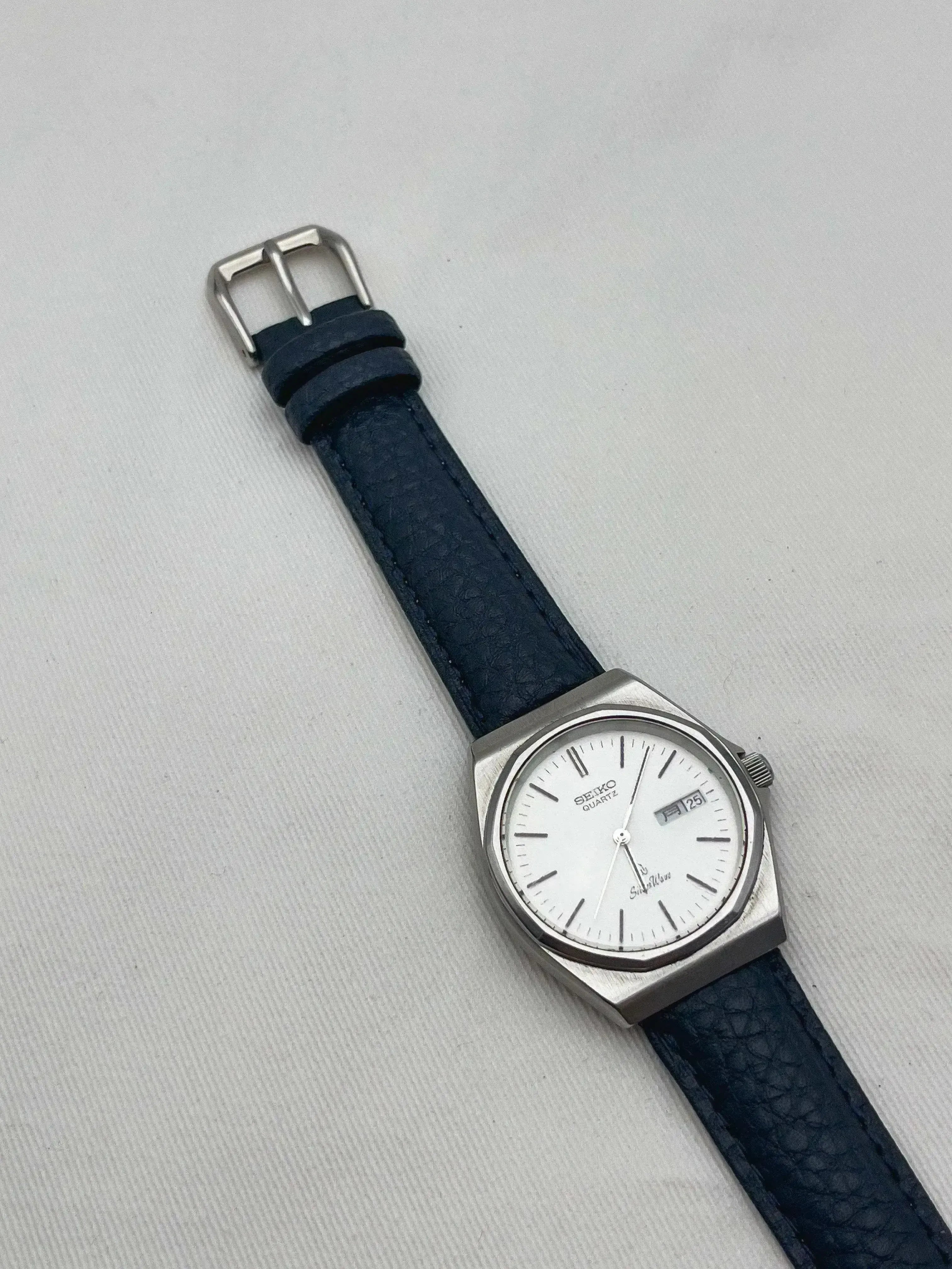 Seiko - Silverwave Kanji Daydate Blanc - 1982 - Atelier Victor