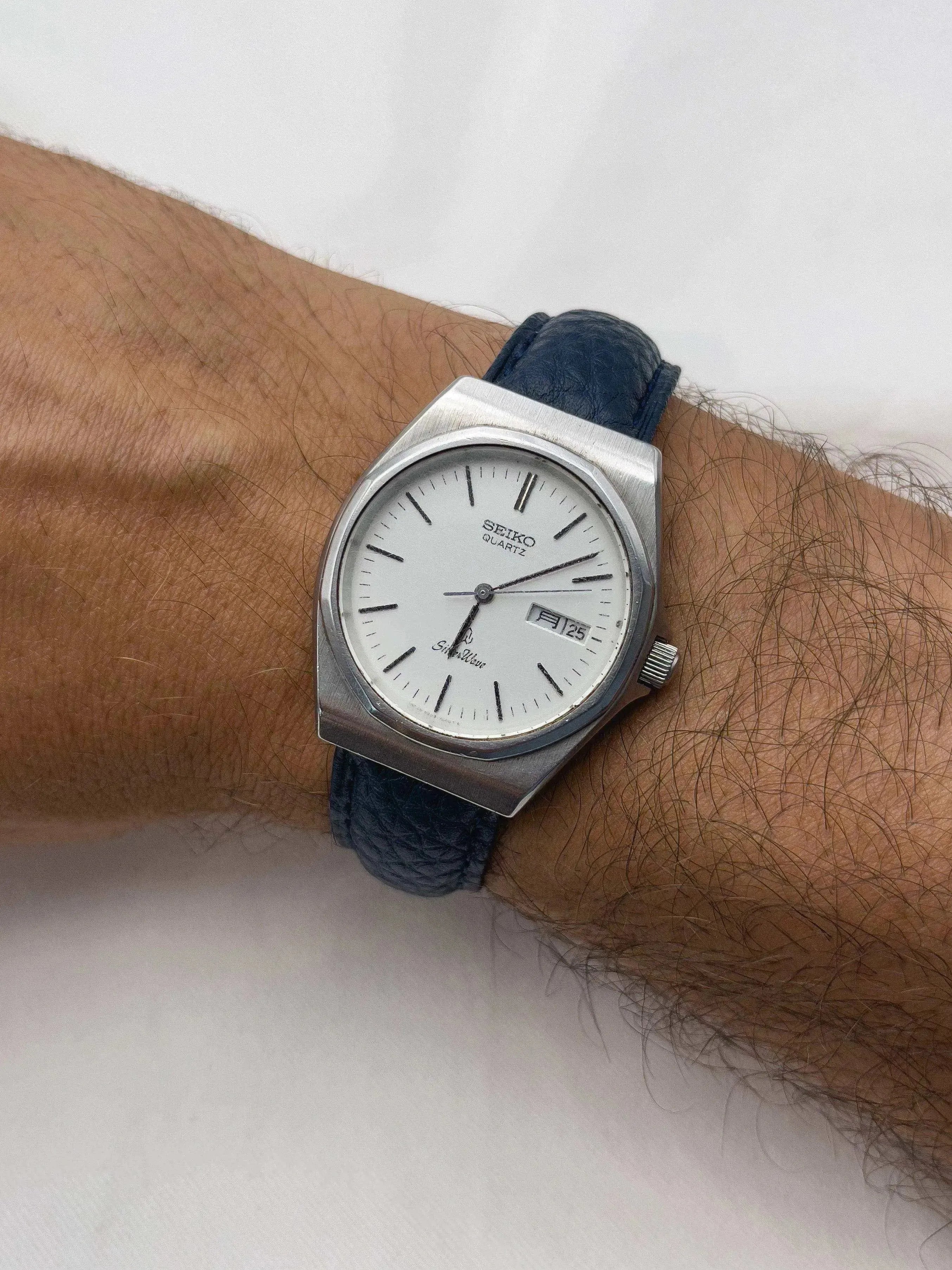 Seiko - Silverwave Kanji Daydate Blanc - 1982 - Atelier Victor