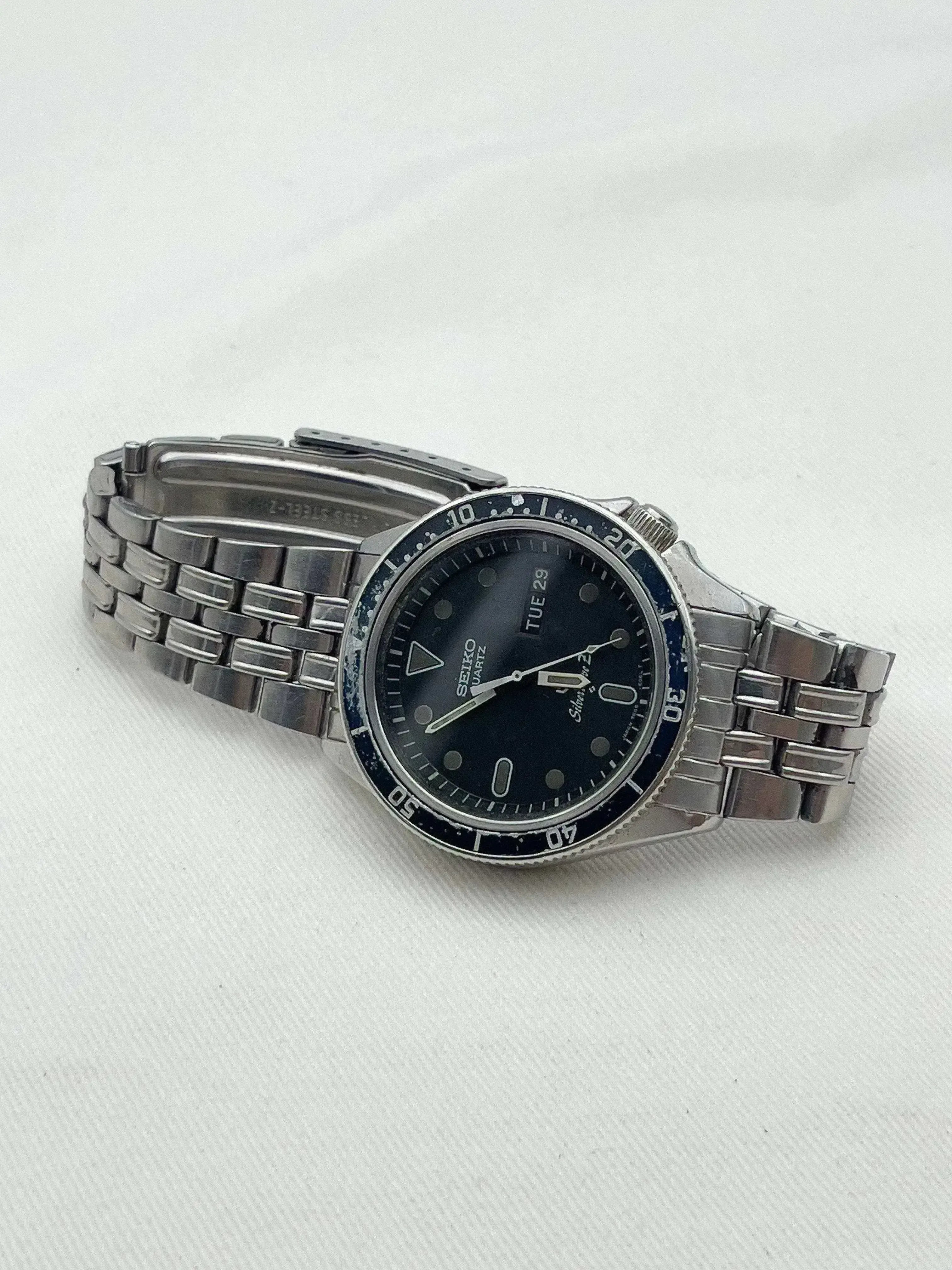 Seiko - Silverwave lunette bleu - 1988 - Atelier Victor