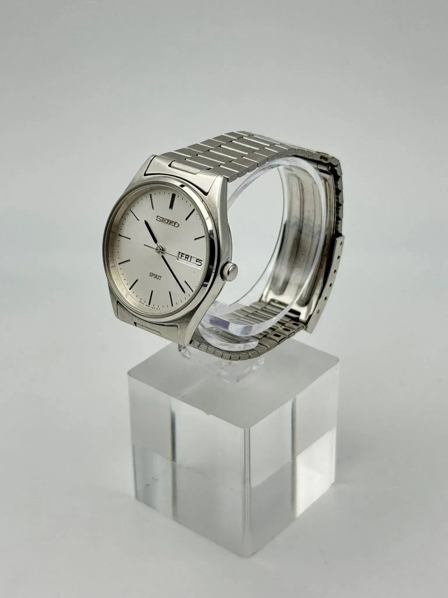 Seiko - Spirit Acier Daydate Cadran Argent Index Noir - 1994 - Atelier Victor