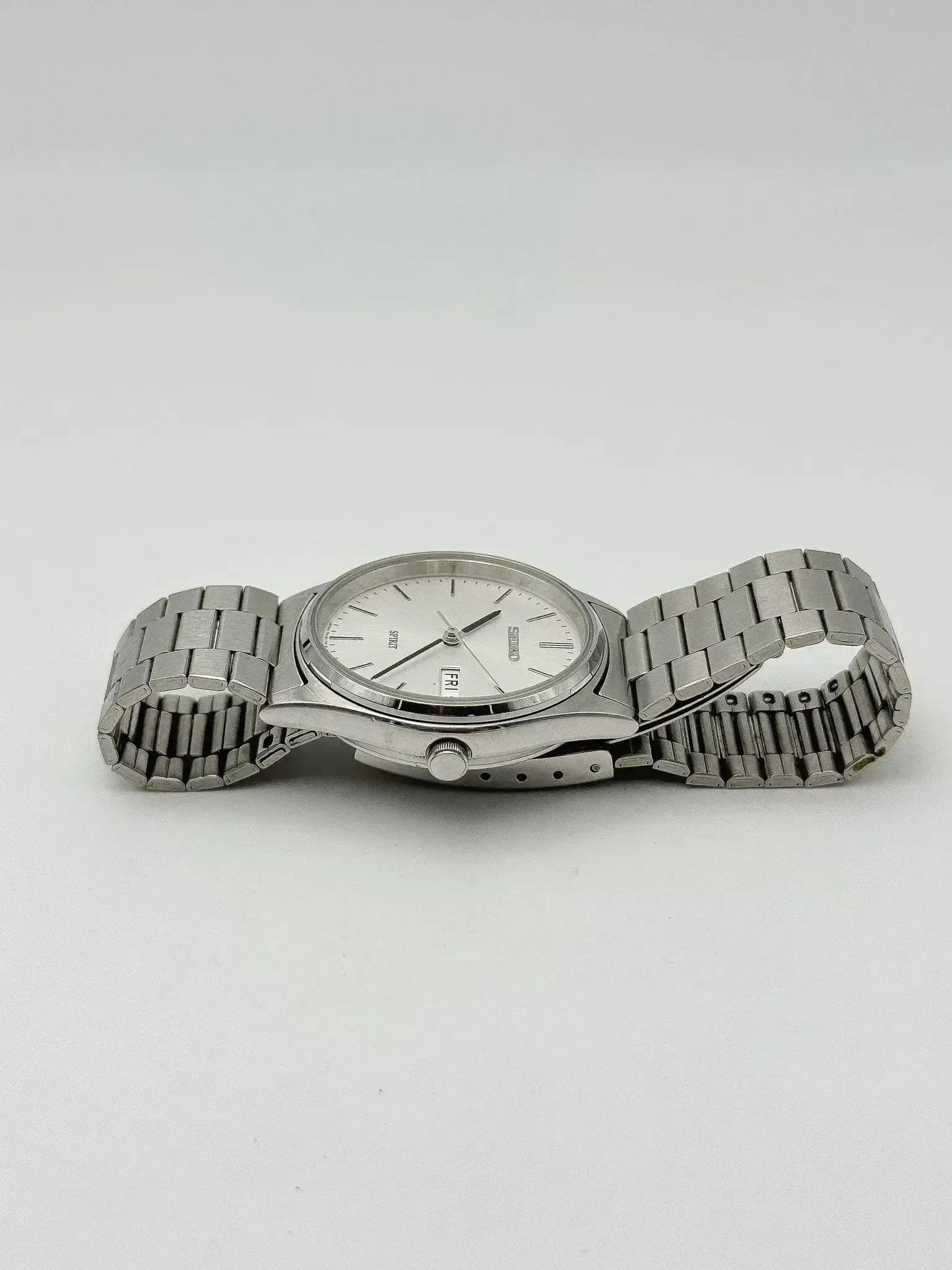 Seiko - Spirit Acier Daydate Cadran Argent Index Noir - 1994 - Atelier Victor