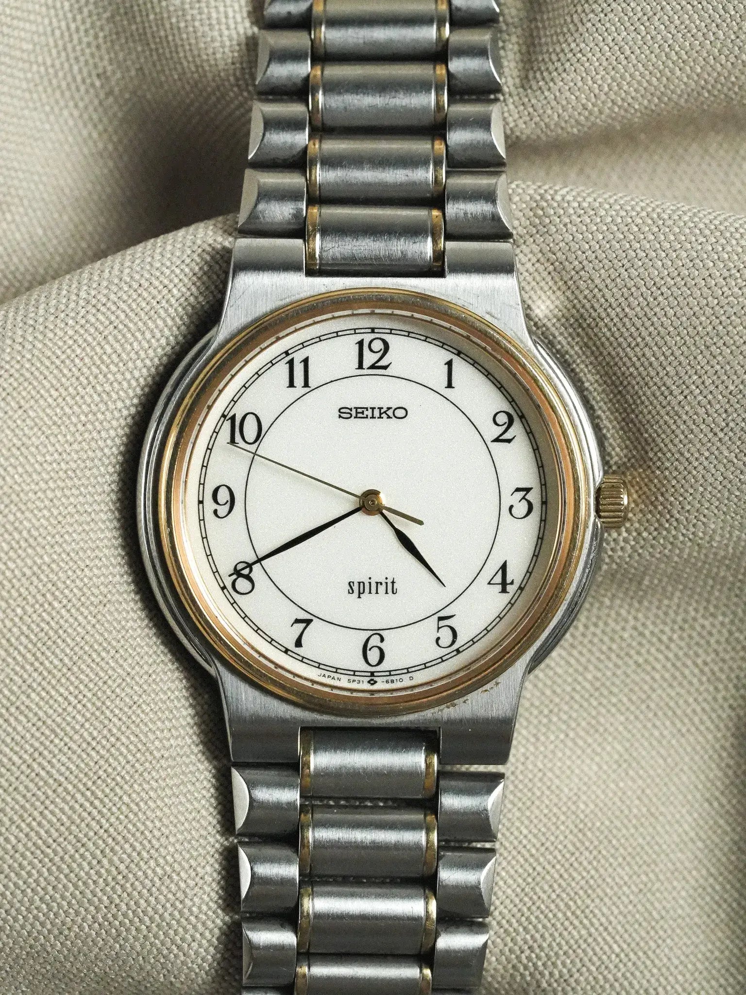 Seiko - Spirit Acier Or Romain - 1989 - Atelier Victor