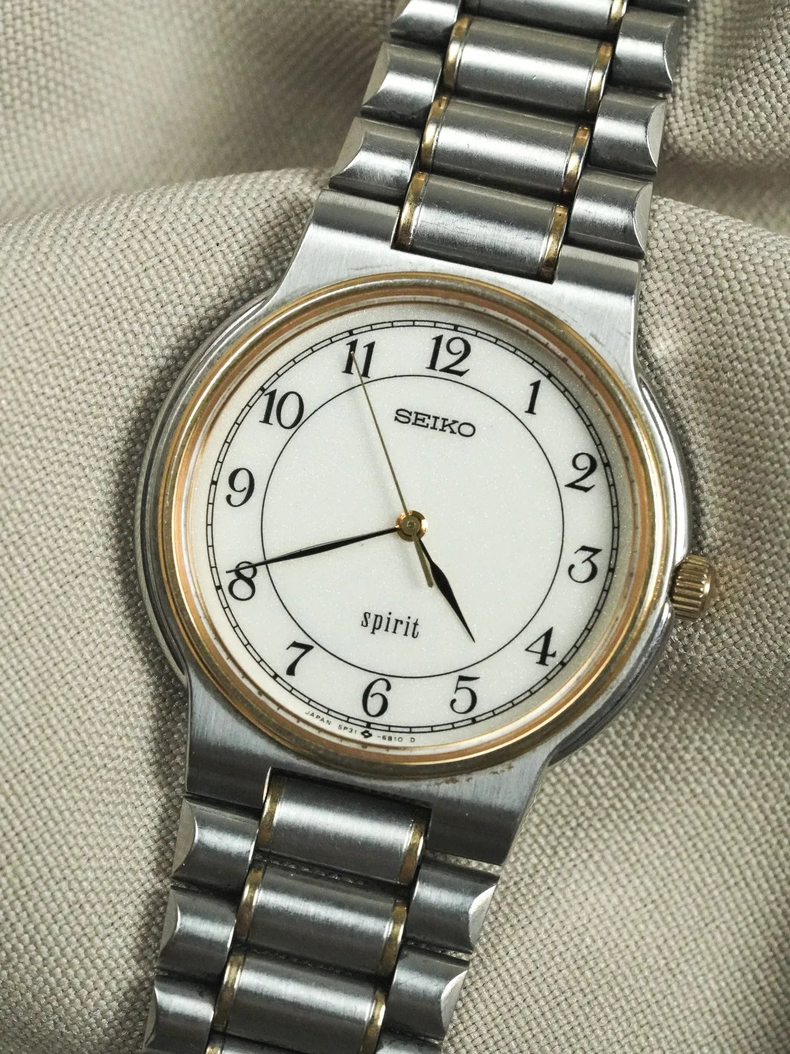 Seiko - Spirit Acier Or Romain - 1989 - Atelier Victor