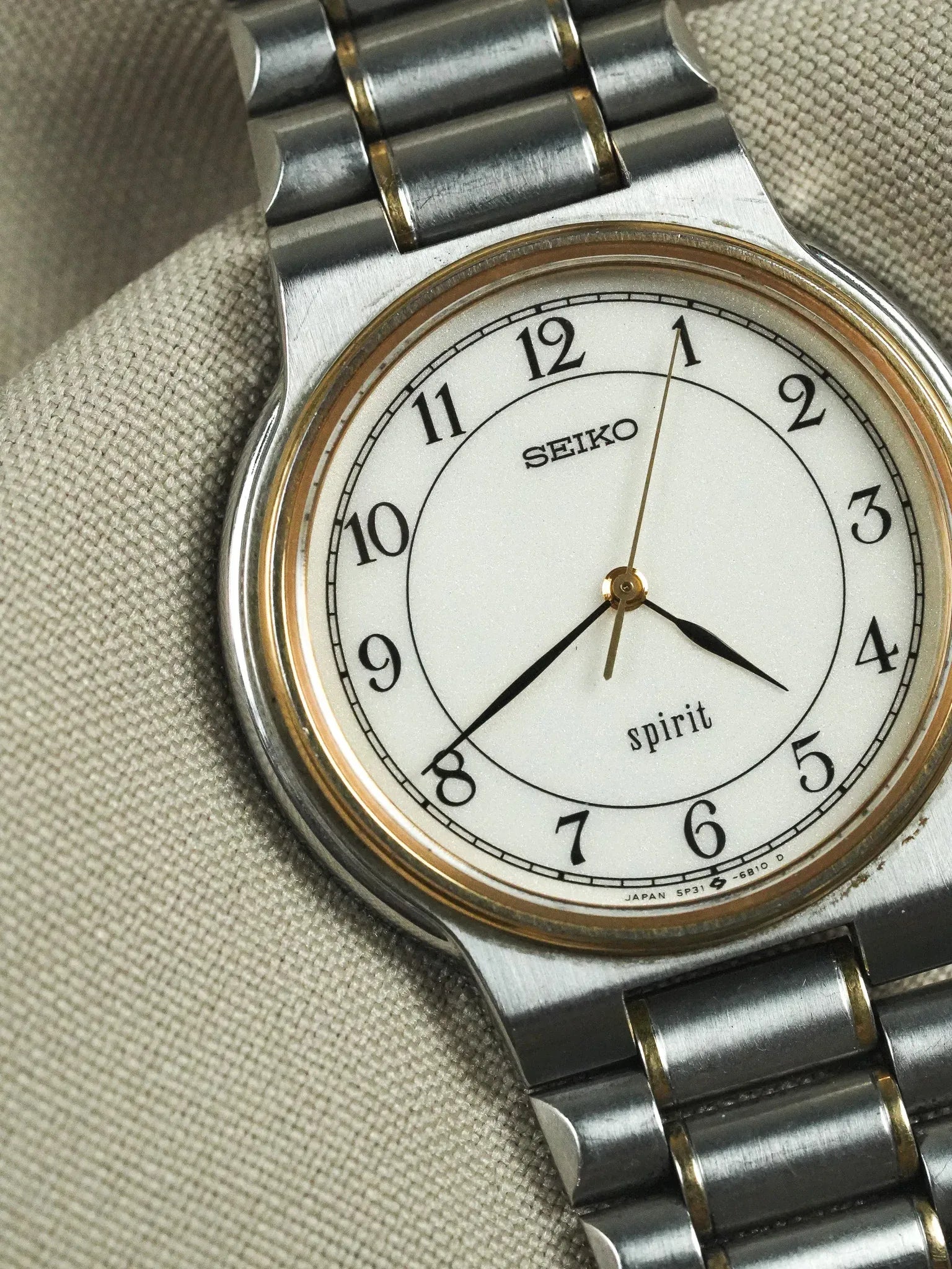 Seiko - Spirit Acier Or Romain - 1989 - Atelier Victor