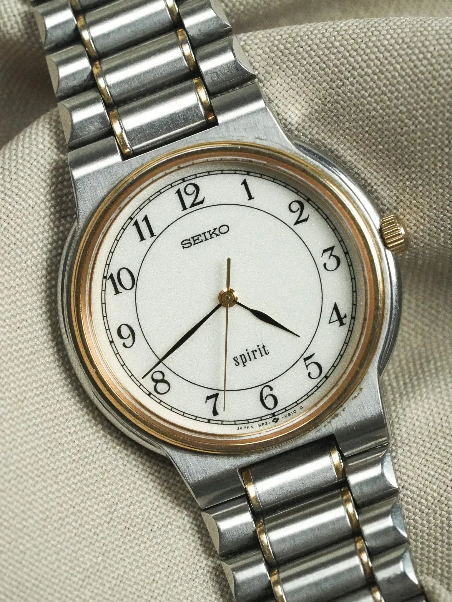 Seiko - Spirit Acier Or Romain - 1989 - Atelier Victor