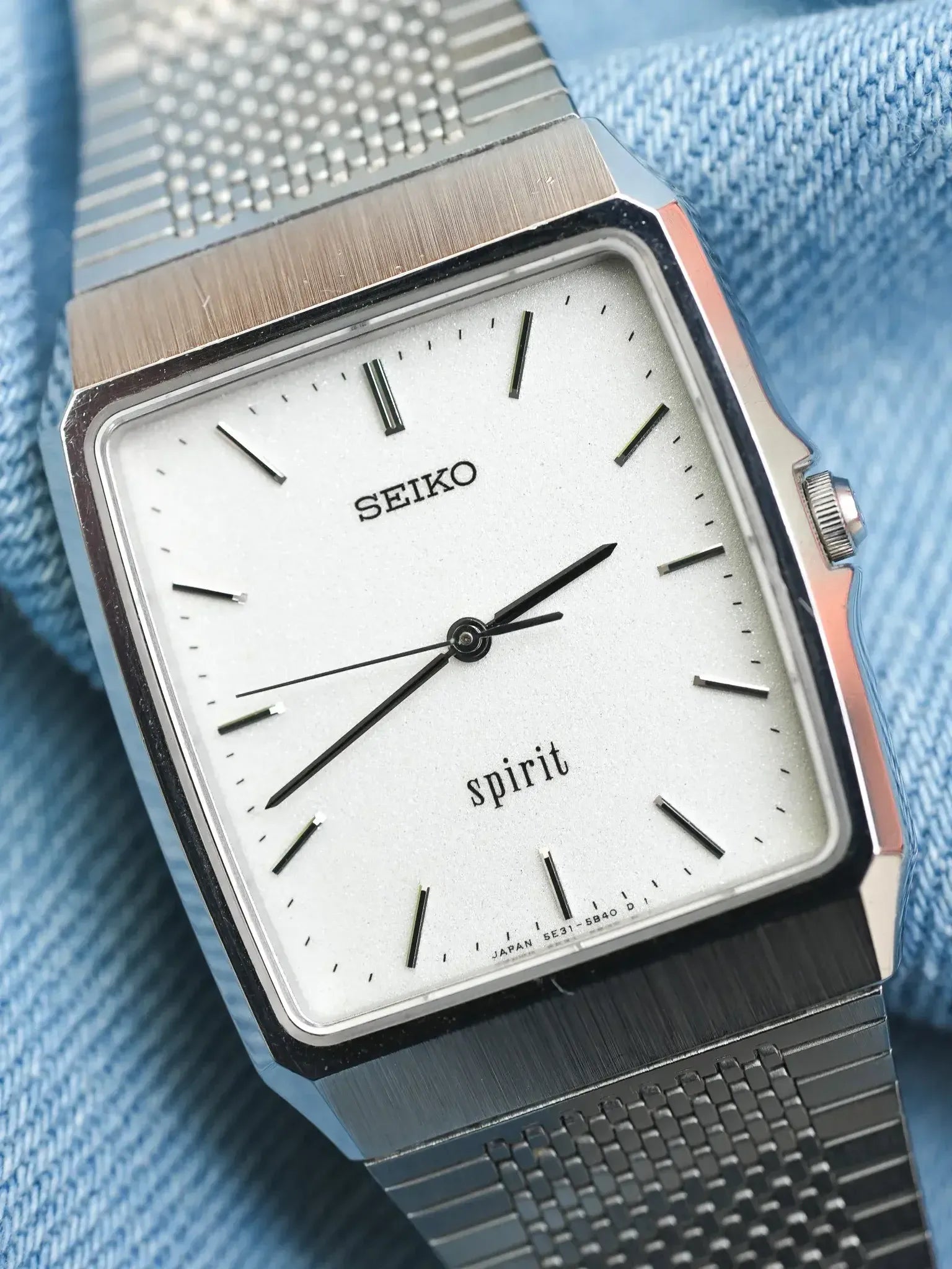 Seiko - Spirit Dust acier bracelet intégré - 1996 - Atelier Victor