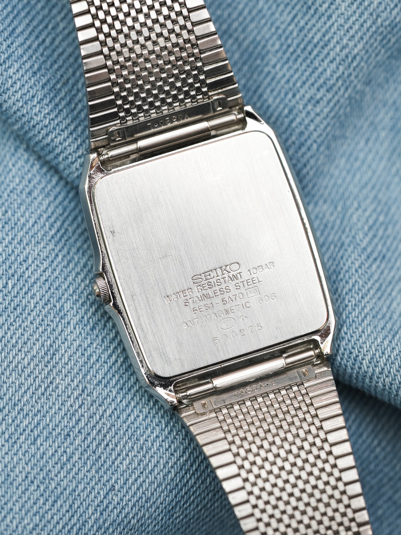 Seiko - Spirit Dust acier bracelet intégré - 1996 - Atelier Victor Paris - Vintage Watch Shop Dubai