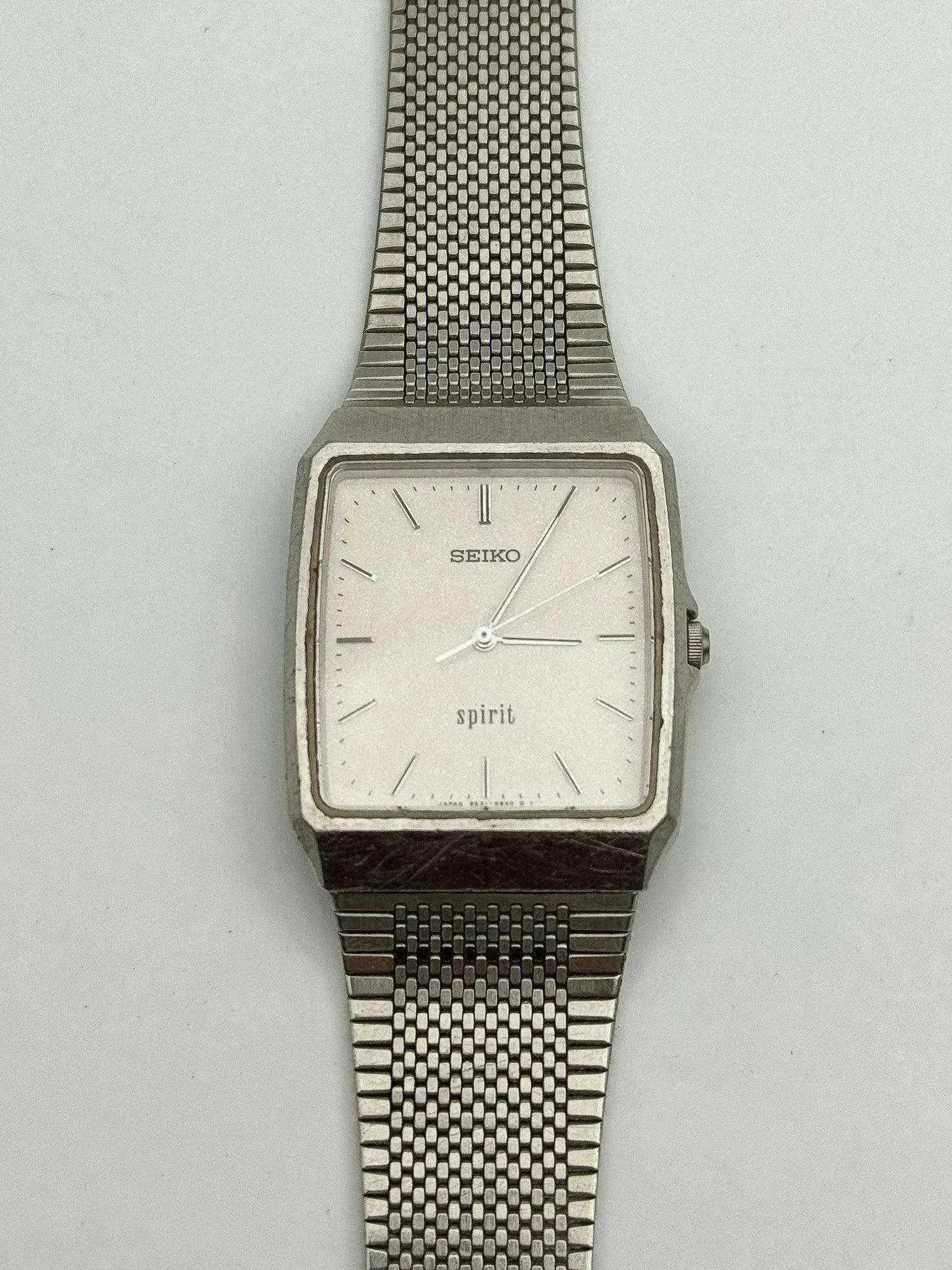 Seiko - Spirit Rectangle White Dust - 1995 - Atelier Victor
