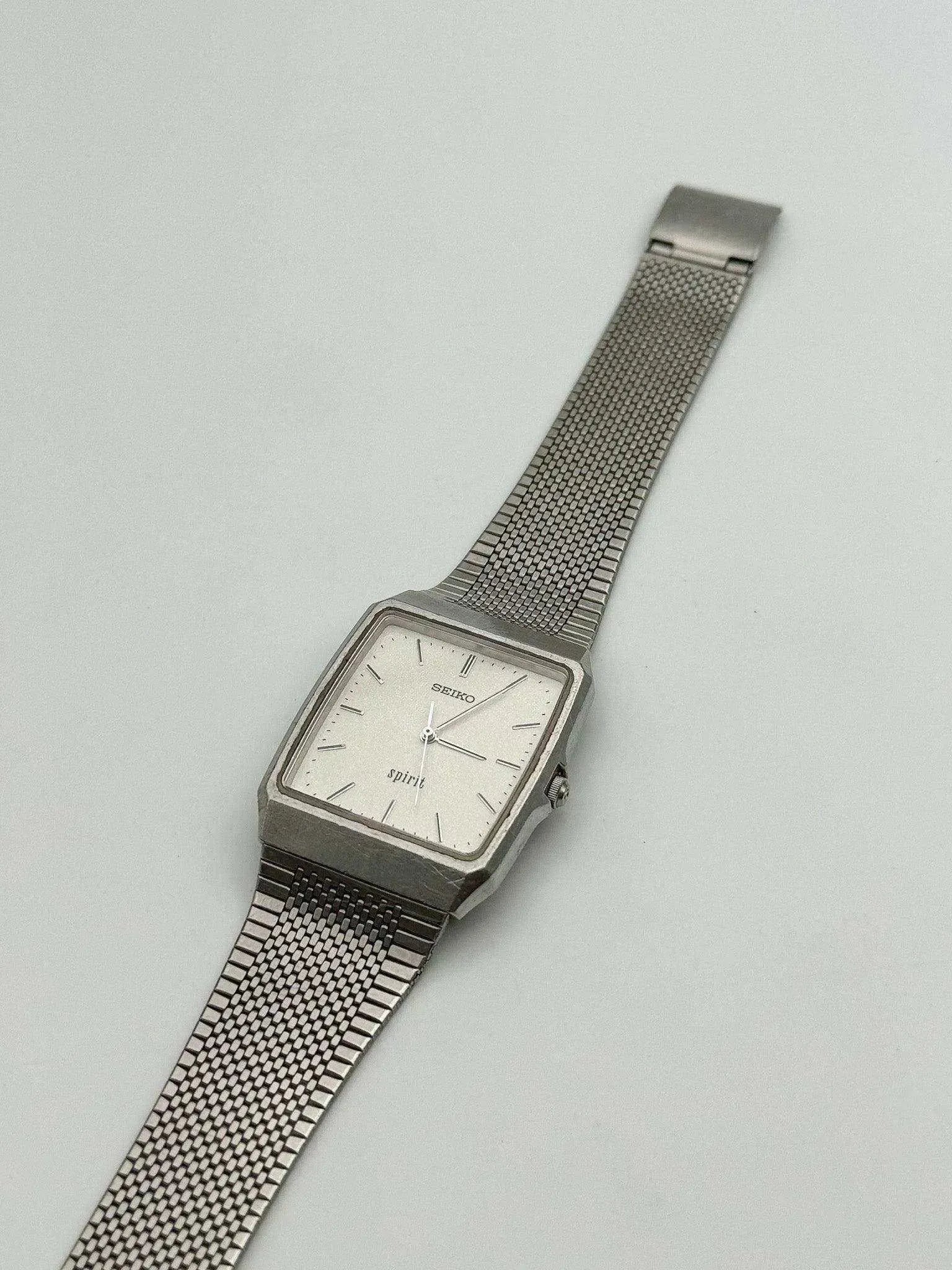 Seiko - Spirit Rectangle White Dust - 1995 - Atelier Victor