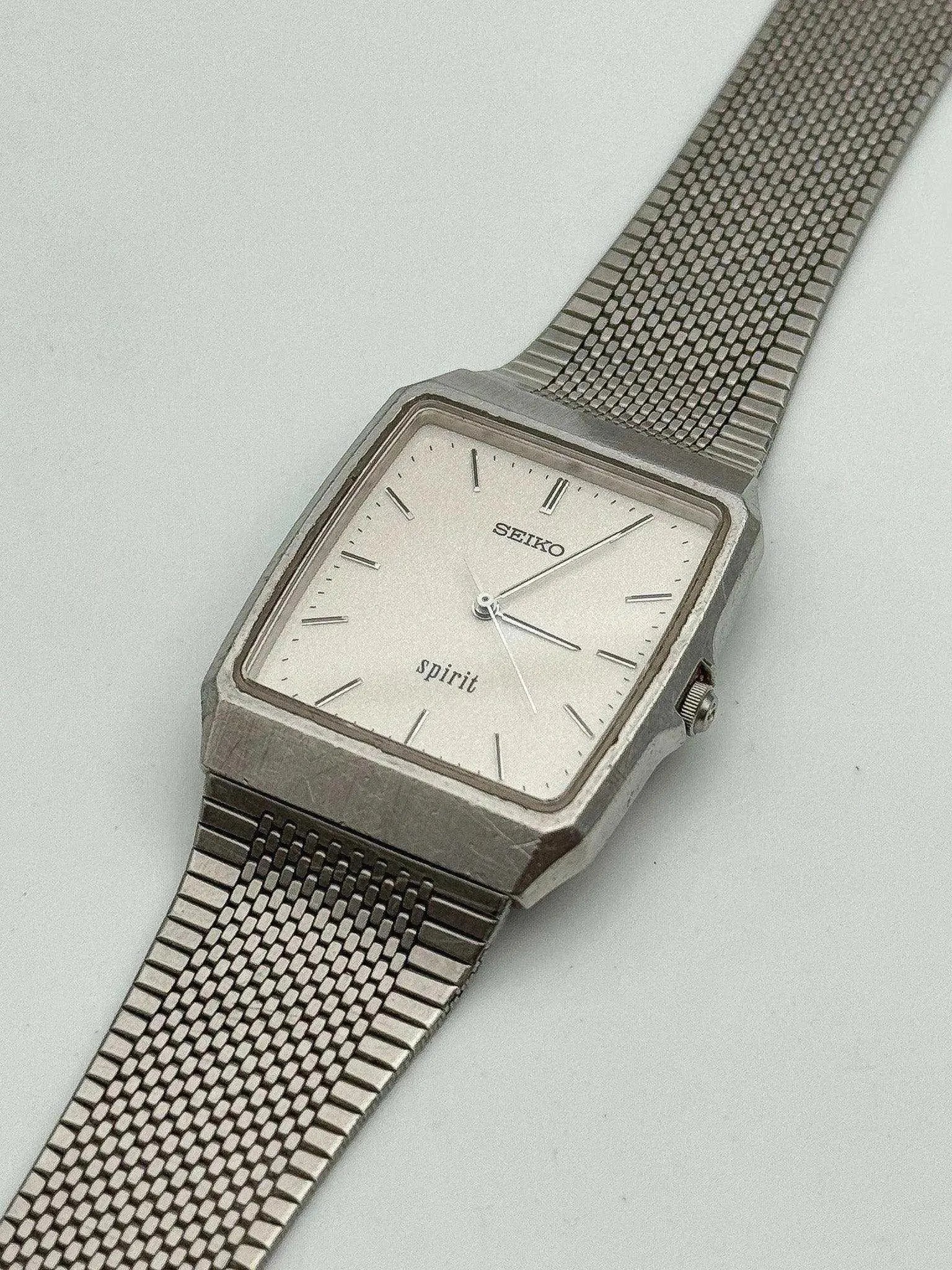 Seiko - Spirit Rectangle White Dust - 1995 - Atelier Victor - Vintage Shop