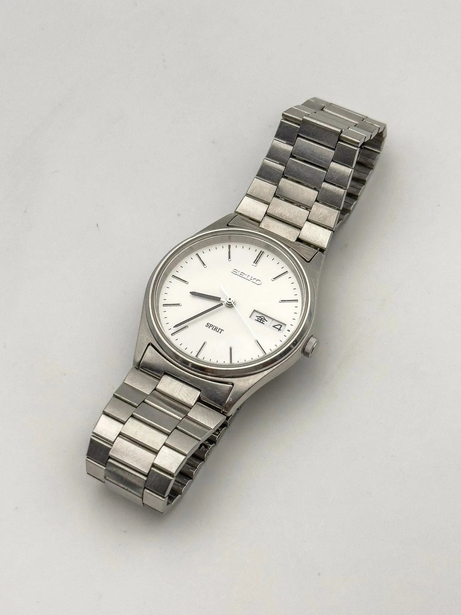 Seiko - Spirit Silver Daydate - Full set - 1996 - Atelier Victor Paris - Vintage Watch Shop Dubai