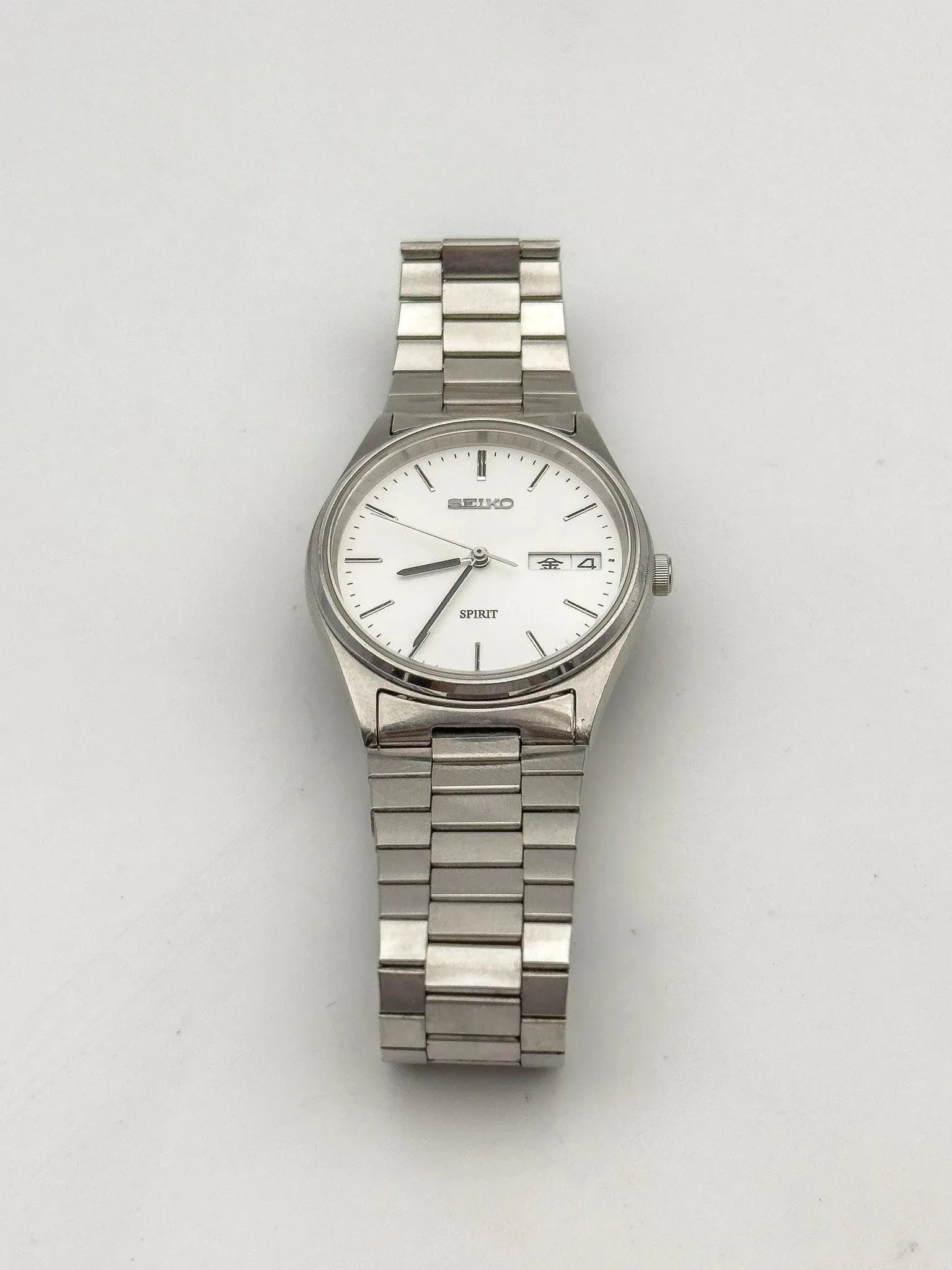 Seiko - Spirit Silver Daydate - Full set - 1996 - Atelier Victor Paris - Vintage Watch Shop Dubai