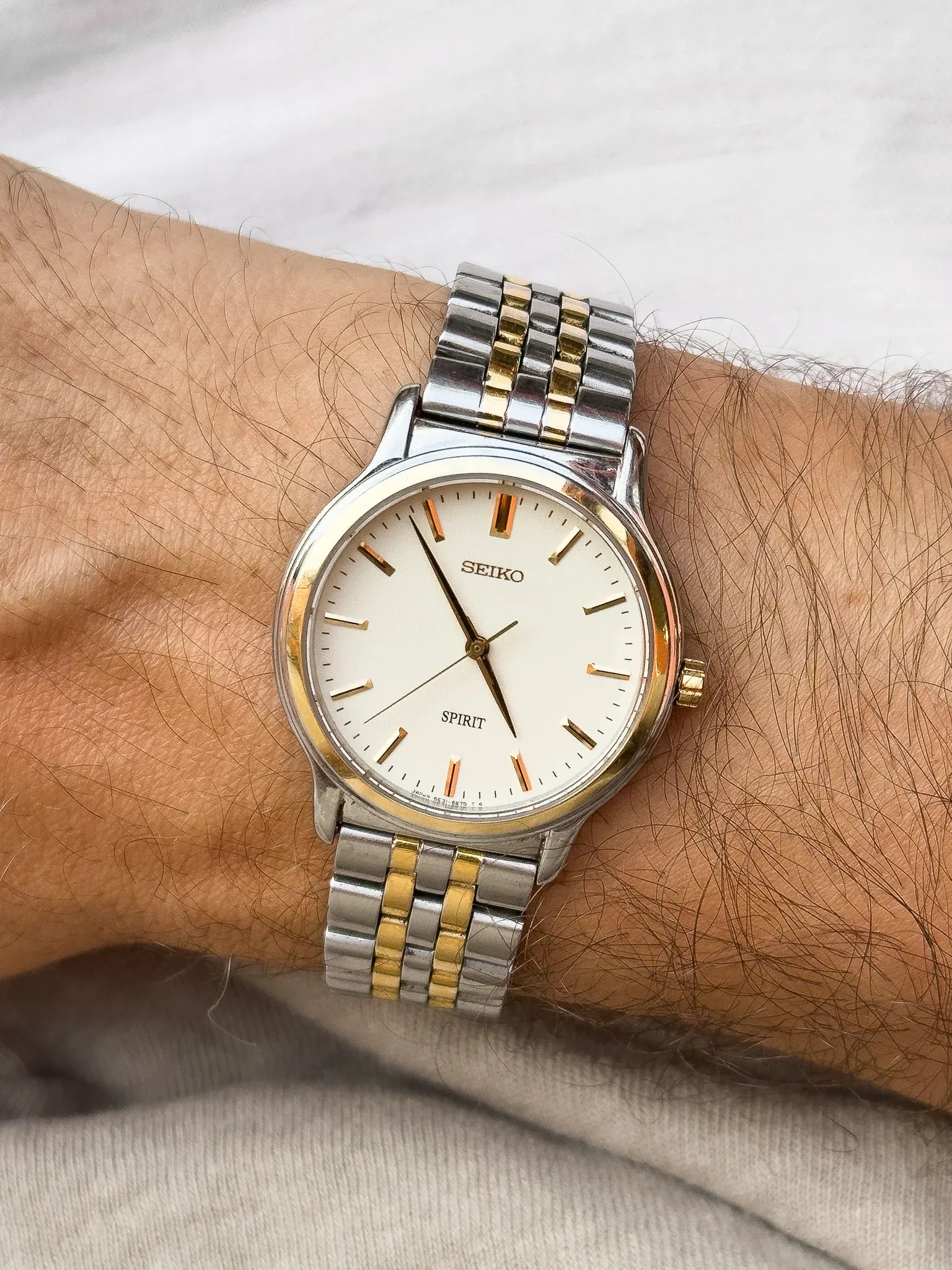 Seiko - Spirits Acier Or Tapisserie - 1993 - Atelier Victor