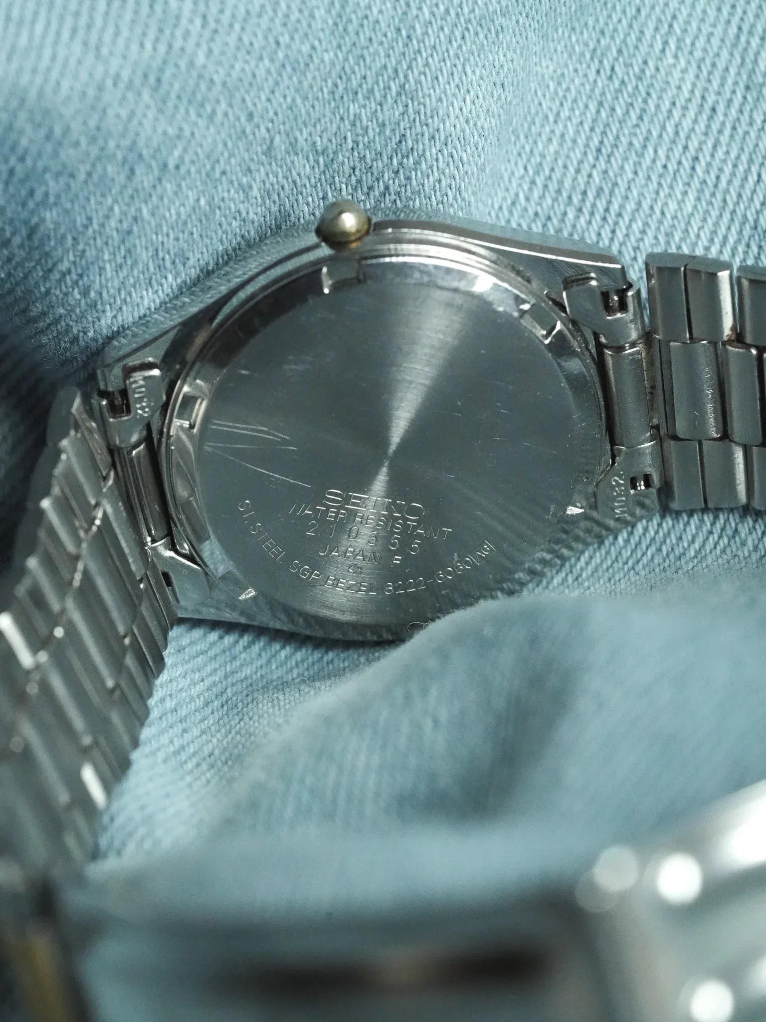 Seiko - SQ Acier Or Date Cadran argent - 1982 - Atelier Victor - Vintage Shop