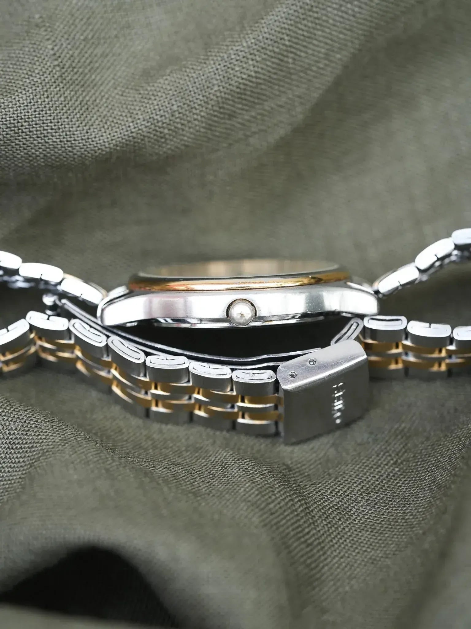 Seiko - SQ Daydate Acier Or Francais Anglais Blanc - 1991 - Atelier Victor