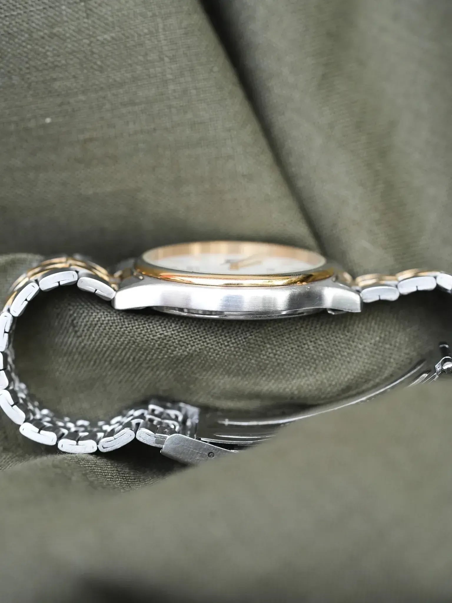 Seiko - SQ Daydate Acier Or Francais Anglais Blanc - 1991 - Atelier Victor