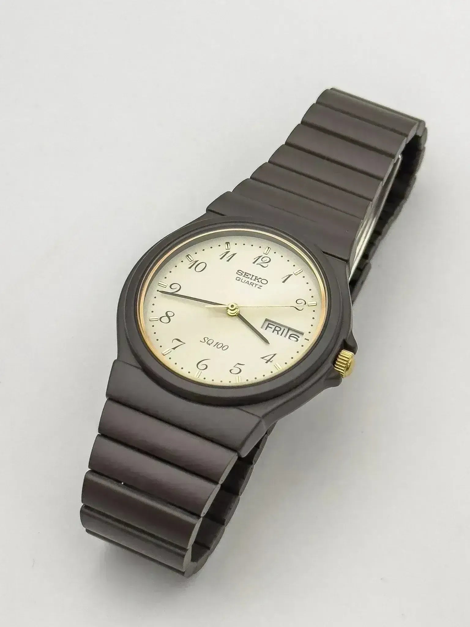 Seiko - SQ100 Chocolat Daydate - 1990s - Atelier Victor