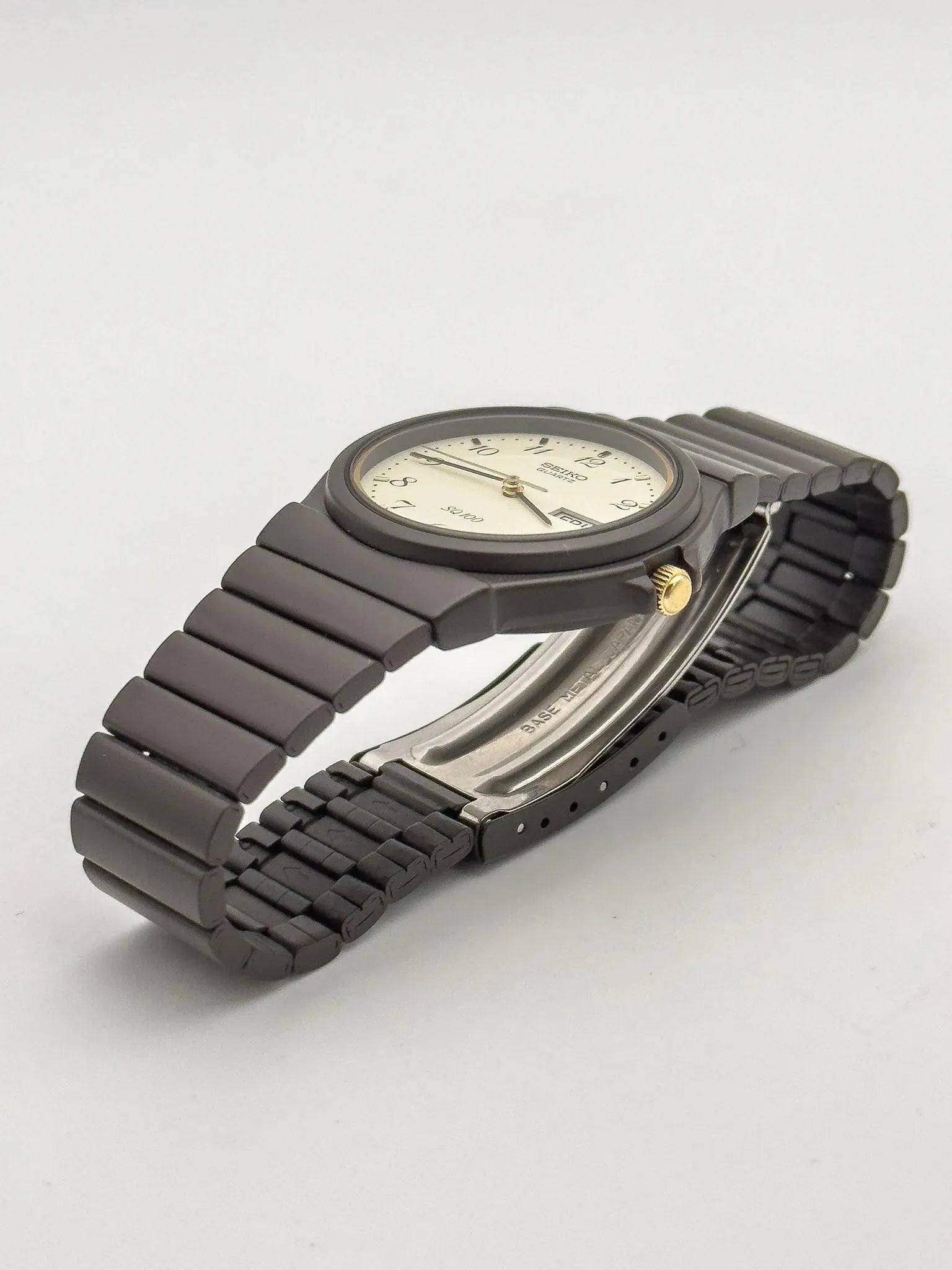 Seiko - SQ100 Chocolat Daydate - 1990s - Atelier Victor Paris - Vintage Watch Shop Dubai