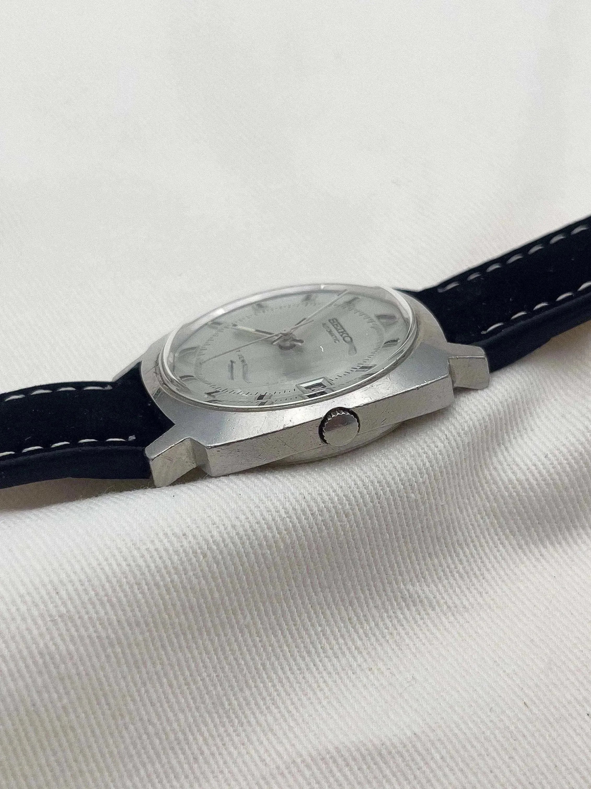 Seiko - Square Silver Black - 1971 - Atelier Victor - Vintage Shop